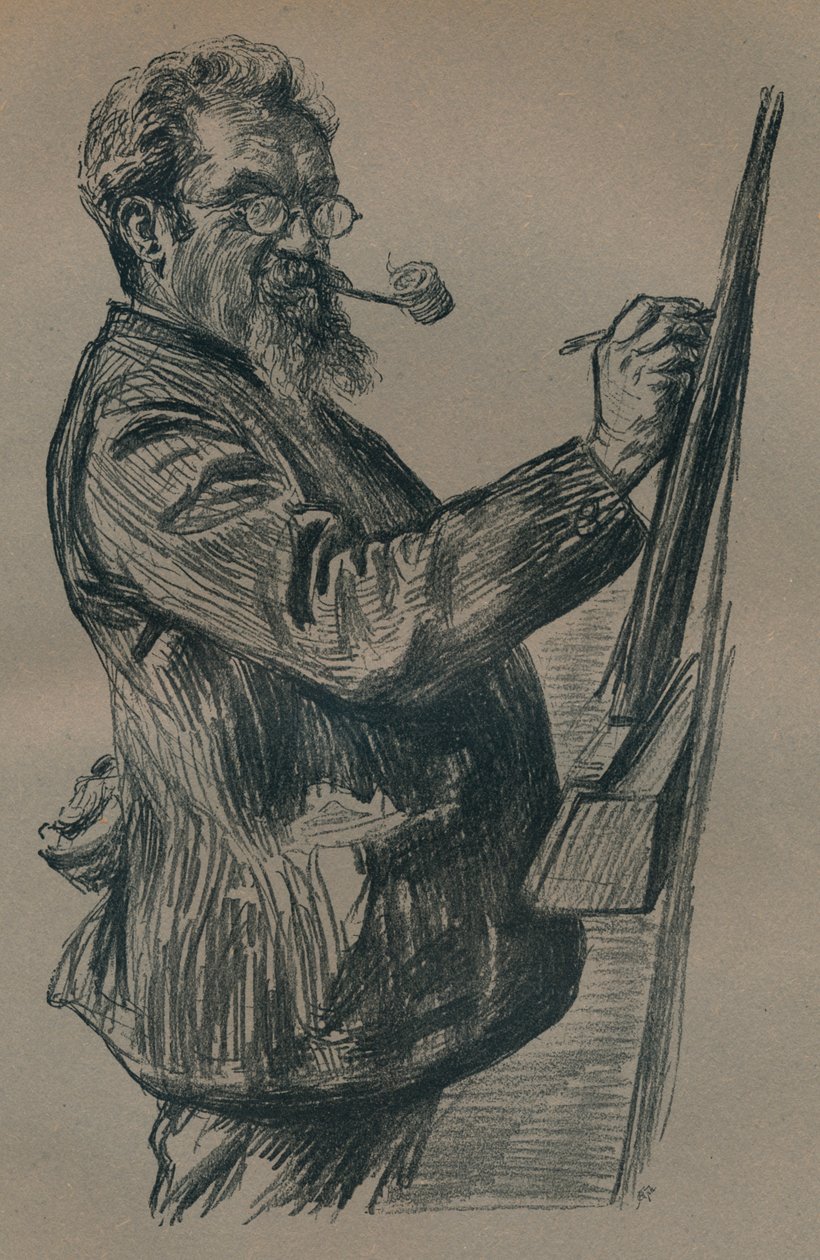 „Pośmiertny portret Henryka Stacy Marksa”, ok. 1899 r. autorstwa Paul Charles Renouard