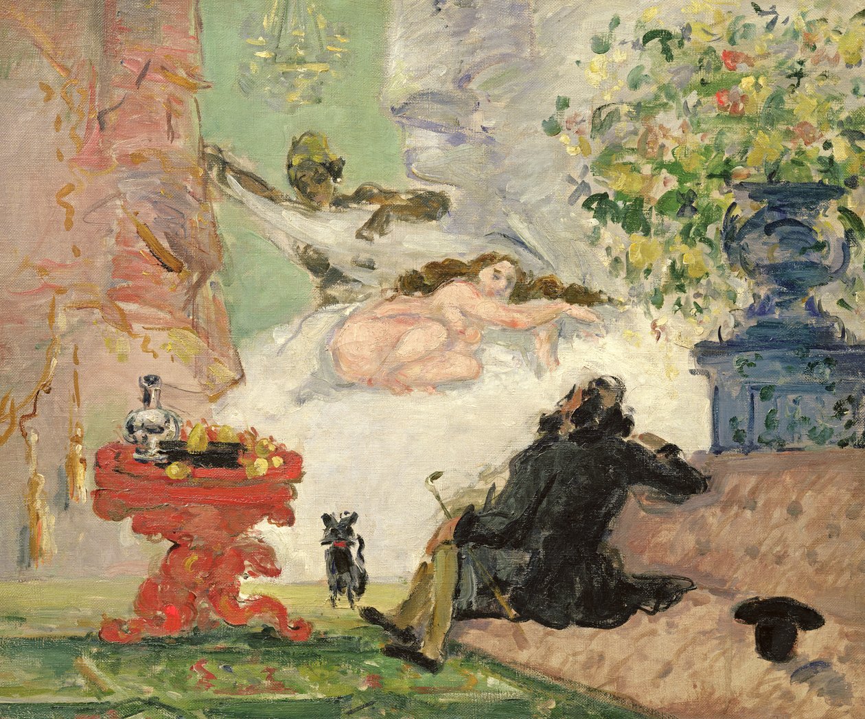 Nowoczesna Olimpia, 1873-74 autorstwa Paul Cézanne