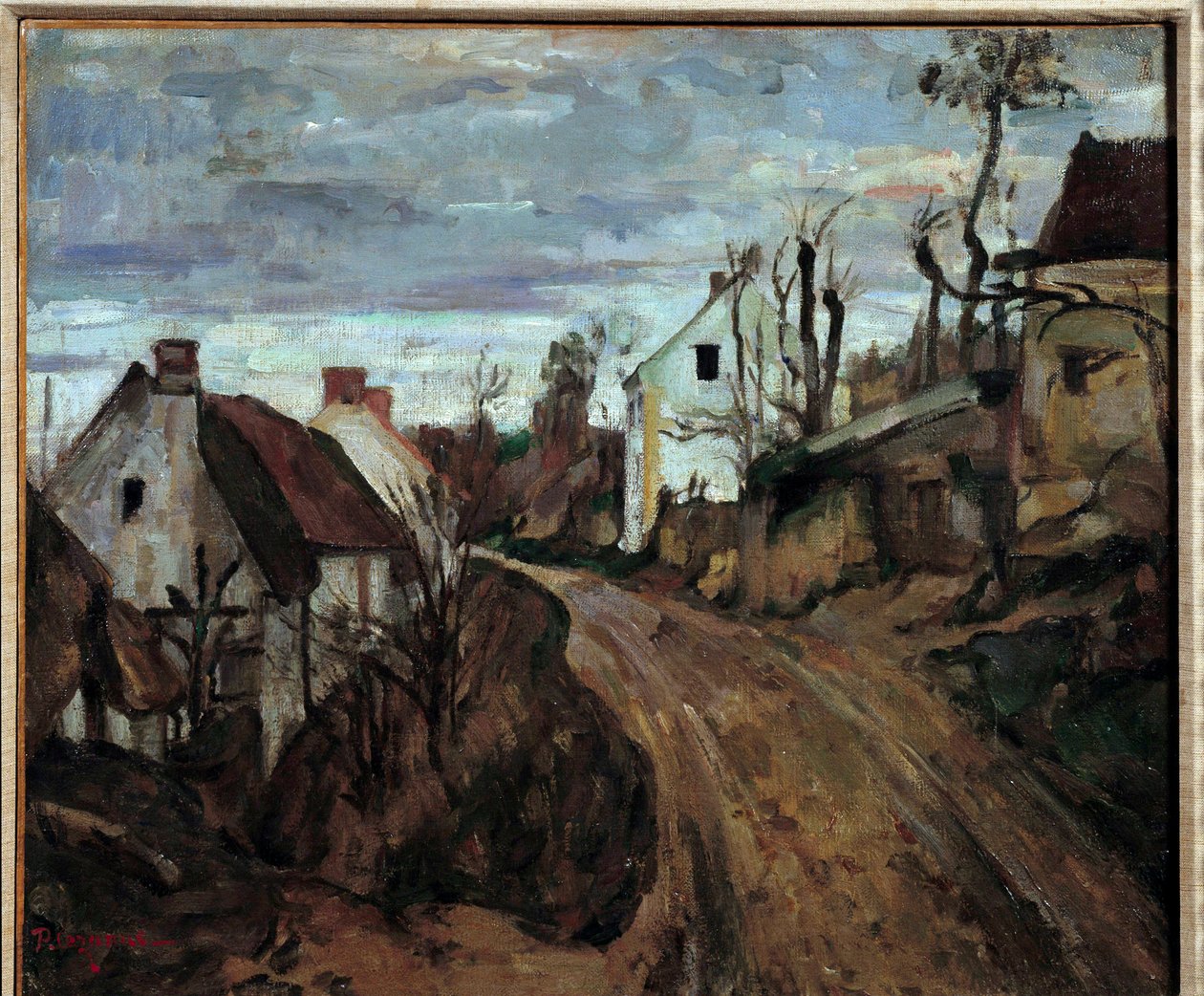 Wiejska droga do Auvers-sur-Oise (Auvers sur Oise) Obraz Paula Cezanne
