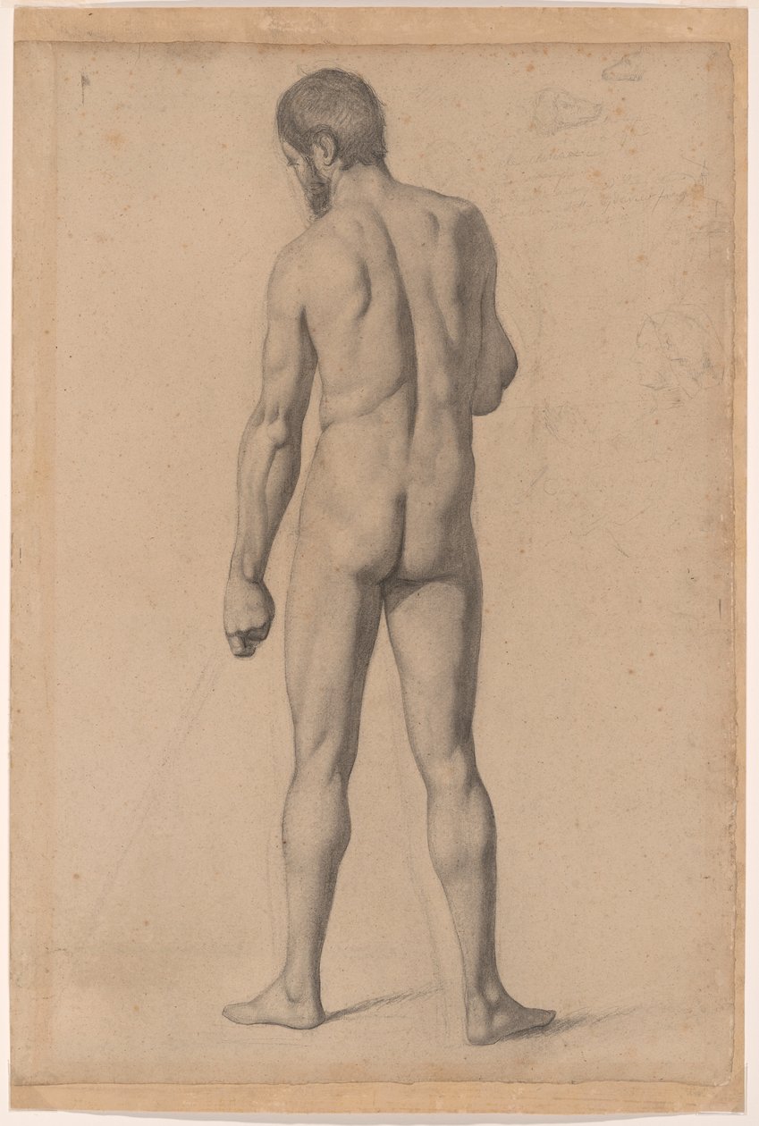 Akt akademicki widziany od tyłu autorstwa Paul Cézanne