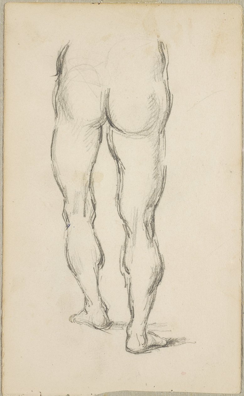 Według Luca Signorelli: studium nóg, ok. 1883-86 autorstwa Paul Cézanne