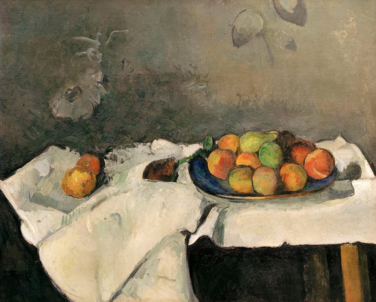 Talerz brzoskwiń autorstwa Paul Cézanne