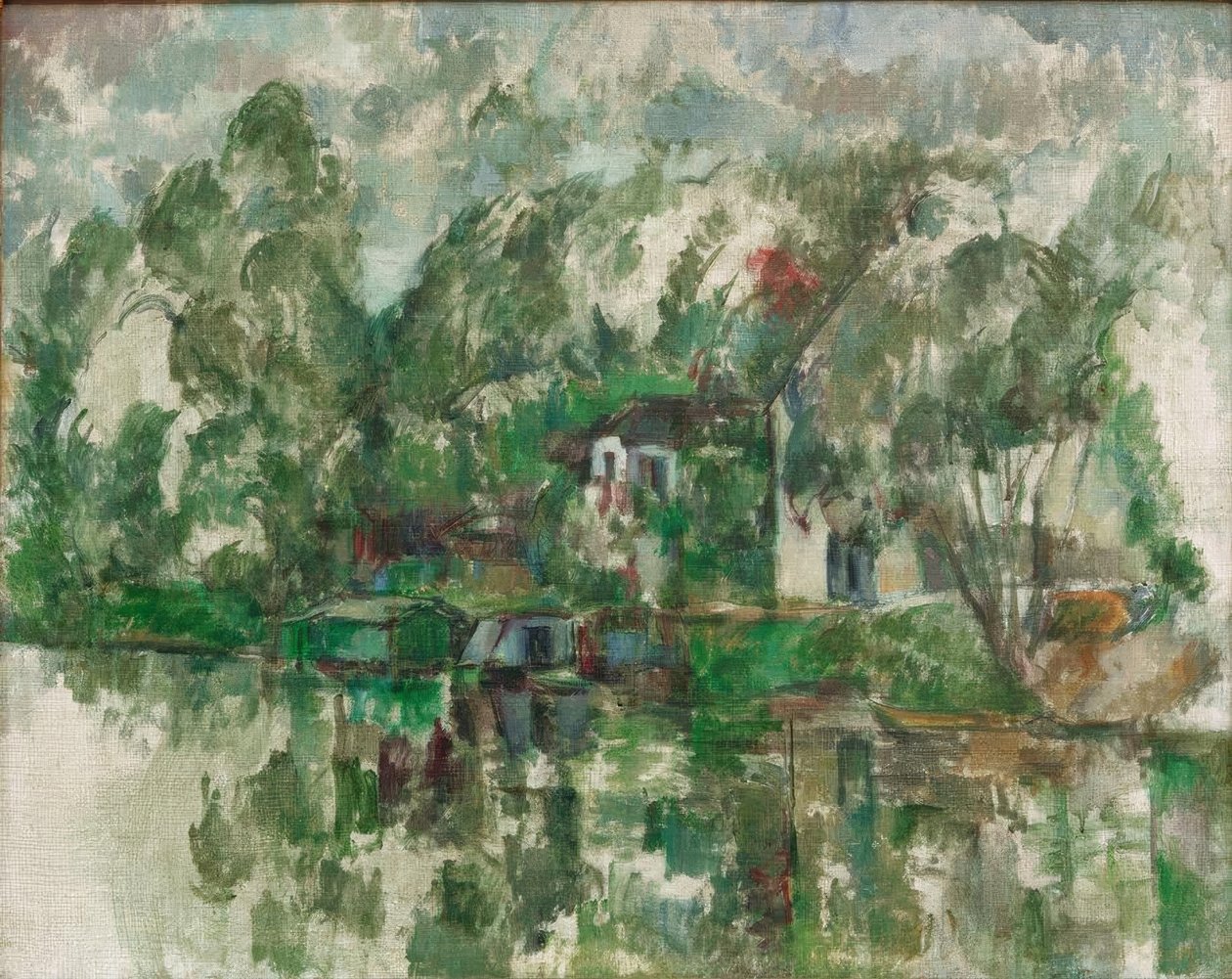 Na skraju wody autorstwa Paul Cézanne