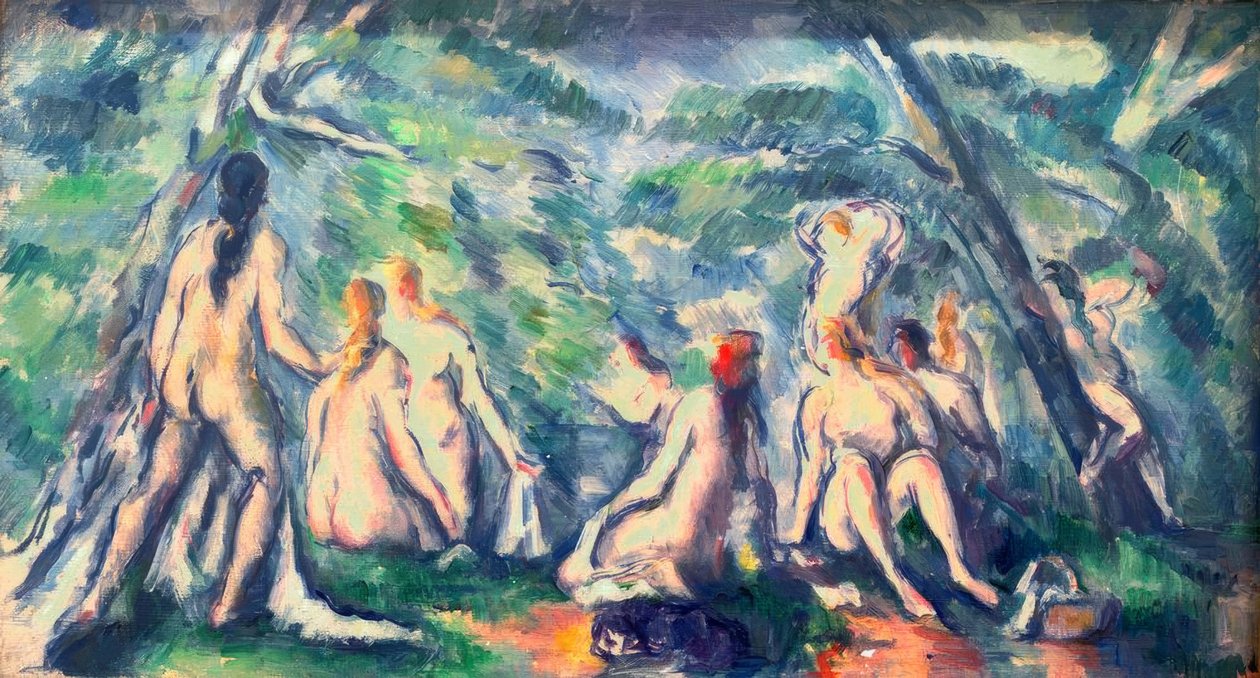 Kąpiących się autorstwa Paul Cézanne