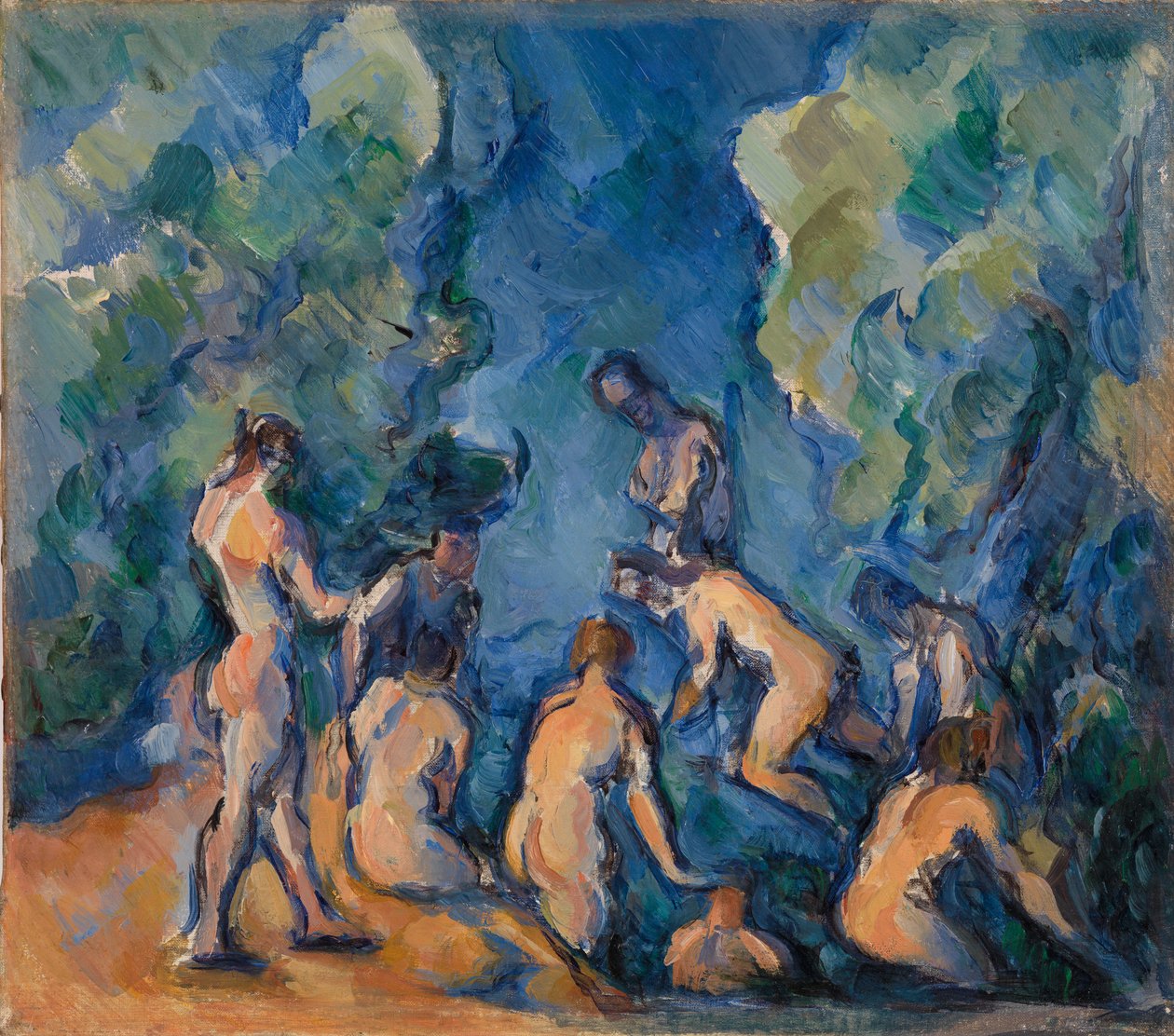 Kąpiący się (Baigneurs) autorstwa Paul Cézanne