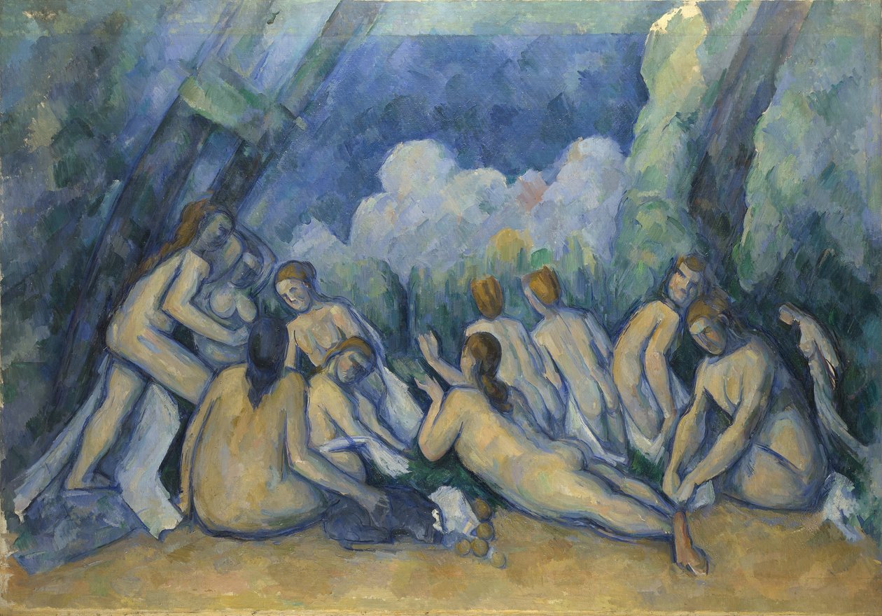 Kąpiących się autorstwa Paul Cézanne