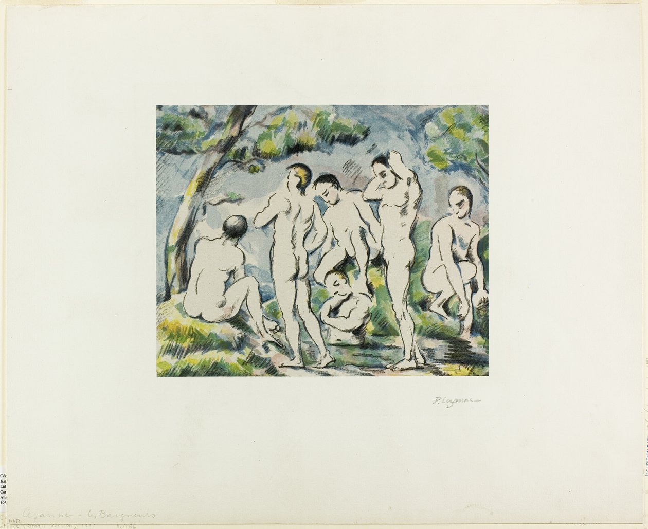Kąpiących się autorstwa Paul Cézanne
