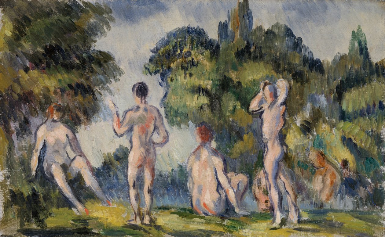 Kąpiących się autorstwa Paul Cézanne