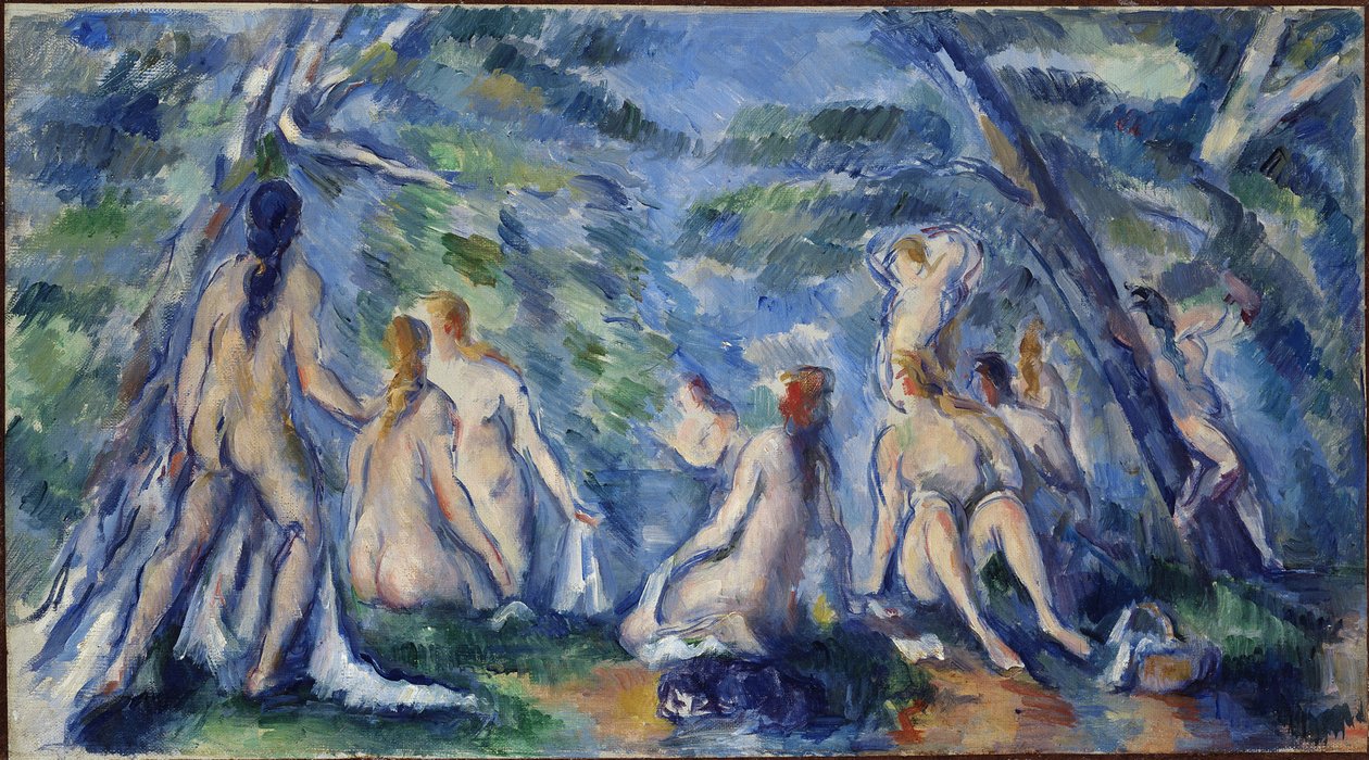 Kąpiących się, ok. 1895-1896. autorstwa Paul Cézanne
