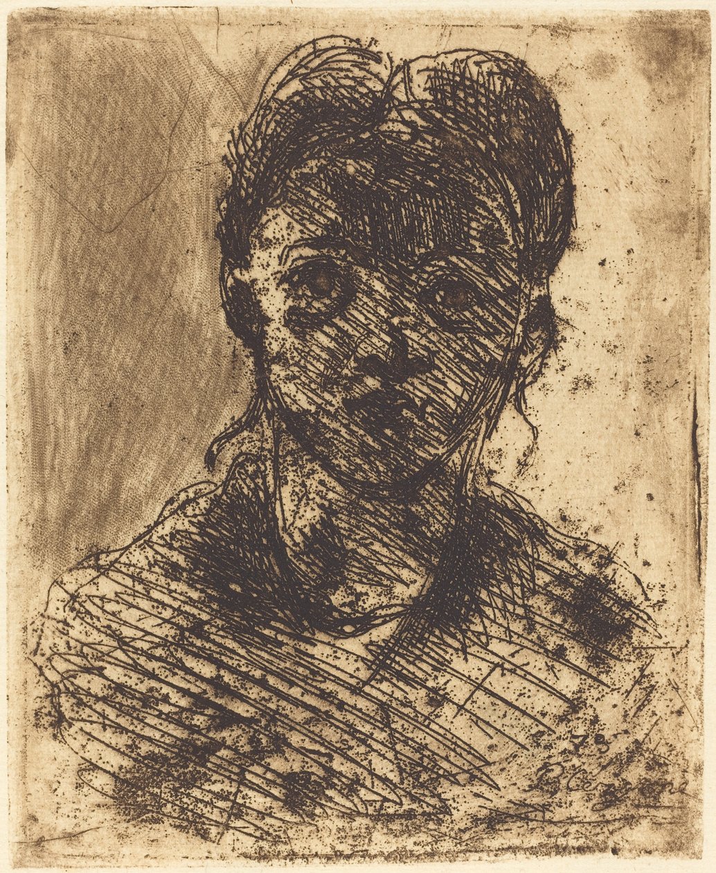 Popiersie dziewczyny autorstwa Paul Cézanne
