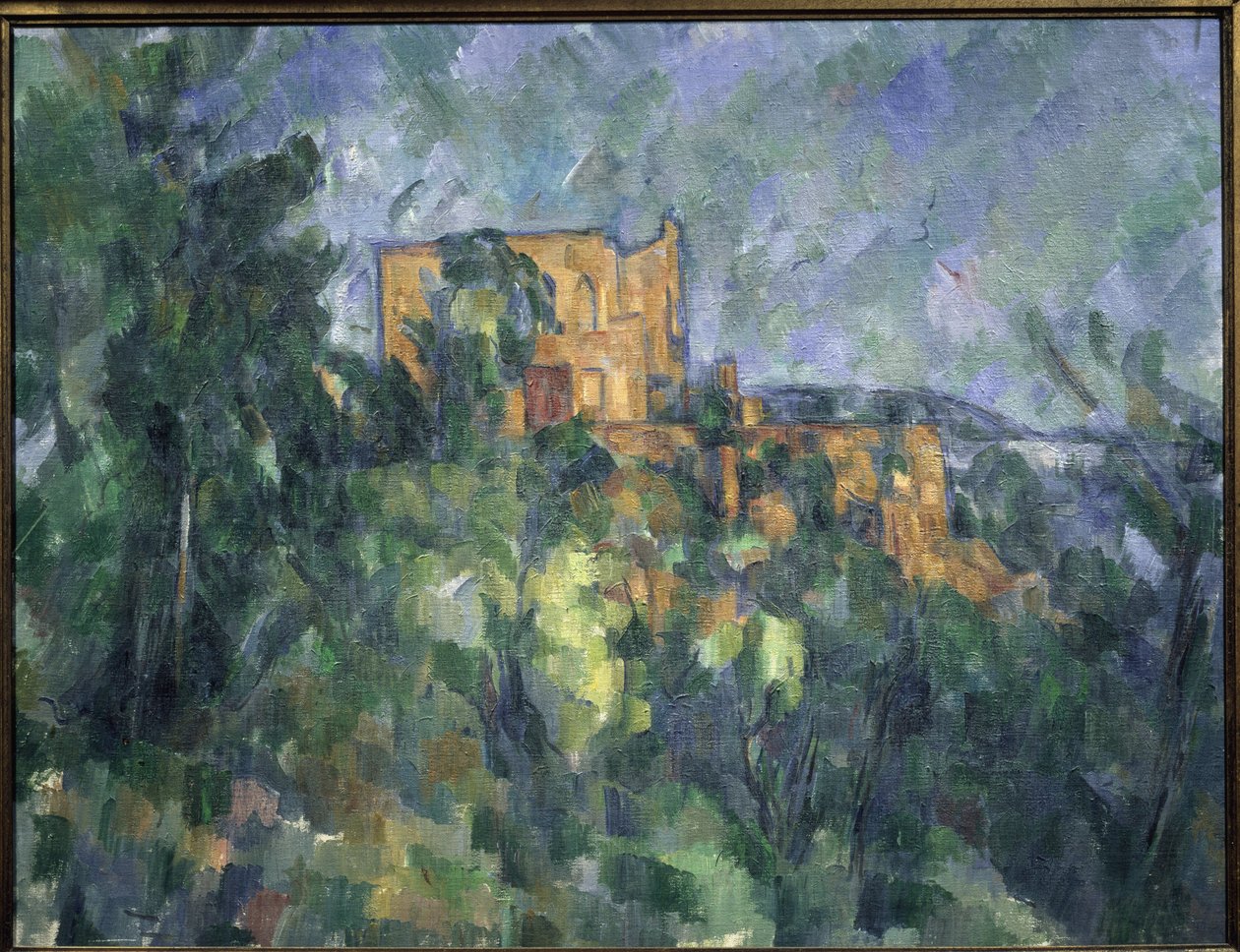 Zamek noir - Olej na płótnie autorstwa Paul Cézanne