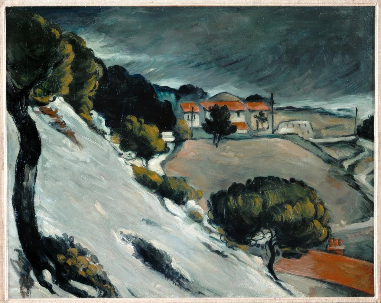 Cézanne, topniejący śnieg w L’Estaque1870 autorstwa Paul Cézanne