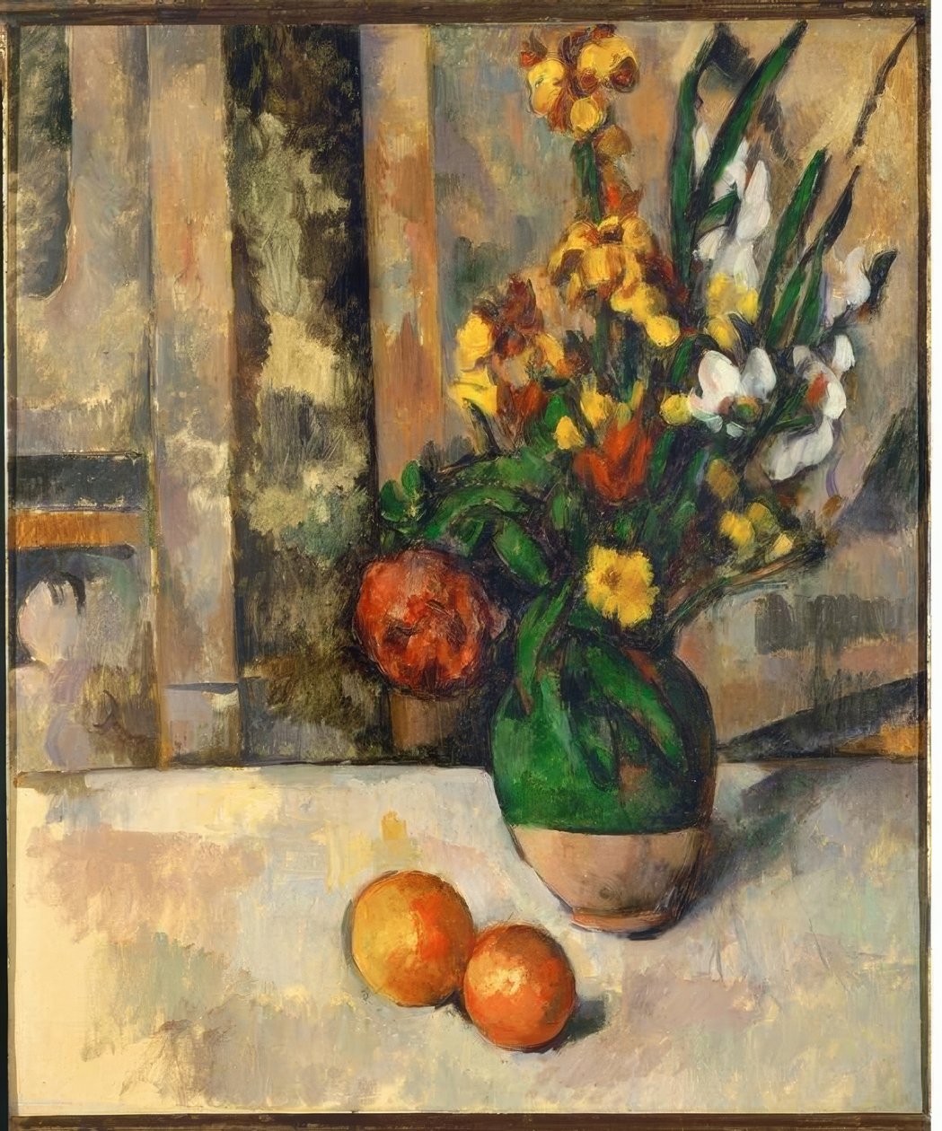 Cézanne, wazon z jabłkami / 1883–87 autorstwa Paul Cézanne