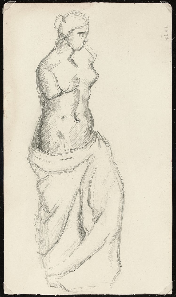 Z antycznych: Wenus z Milo, ok. 1872-73 autorstwa Paul Cézanne