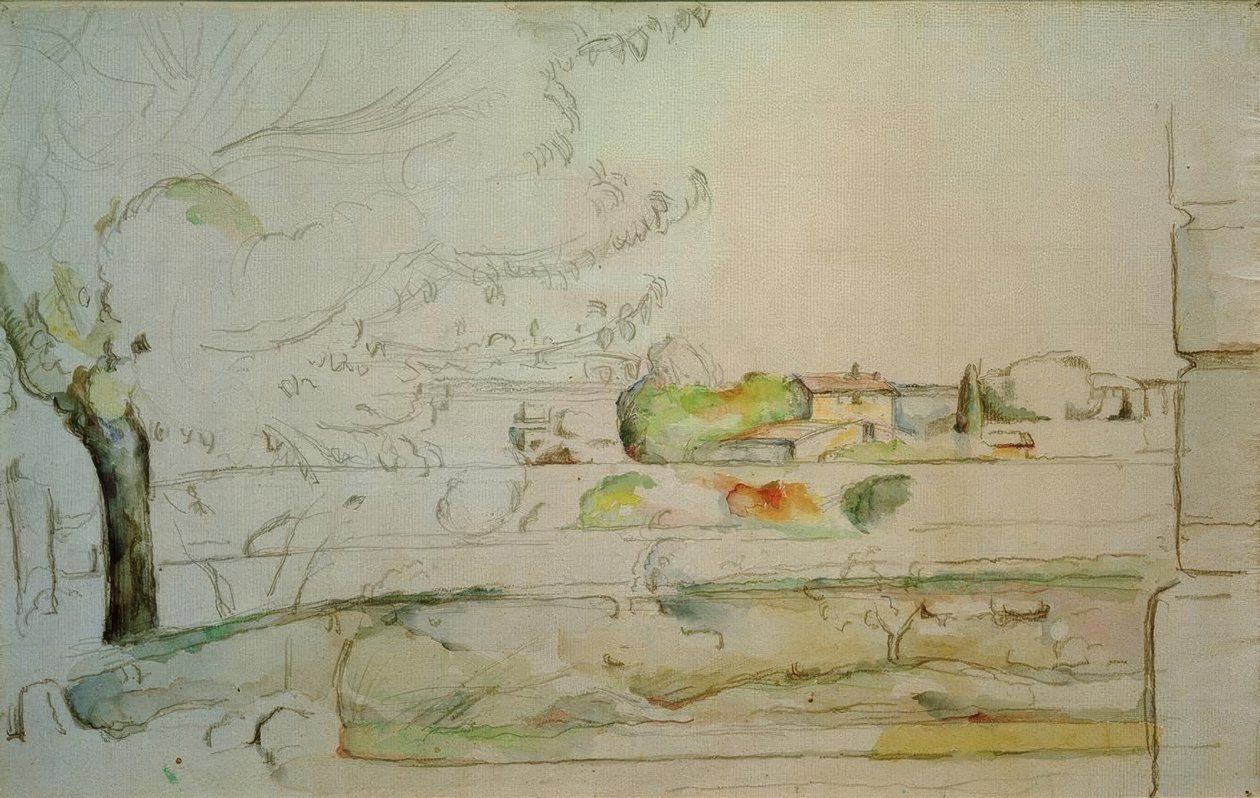 Zwykły Bellevue autorstwa Paul Cézanne