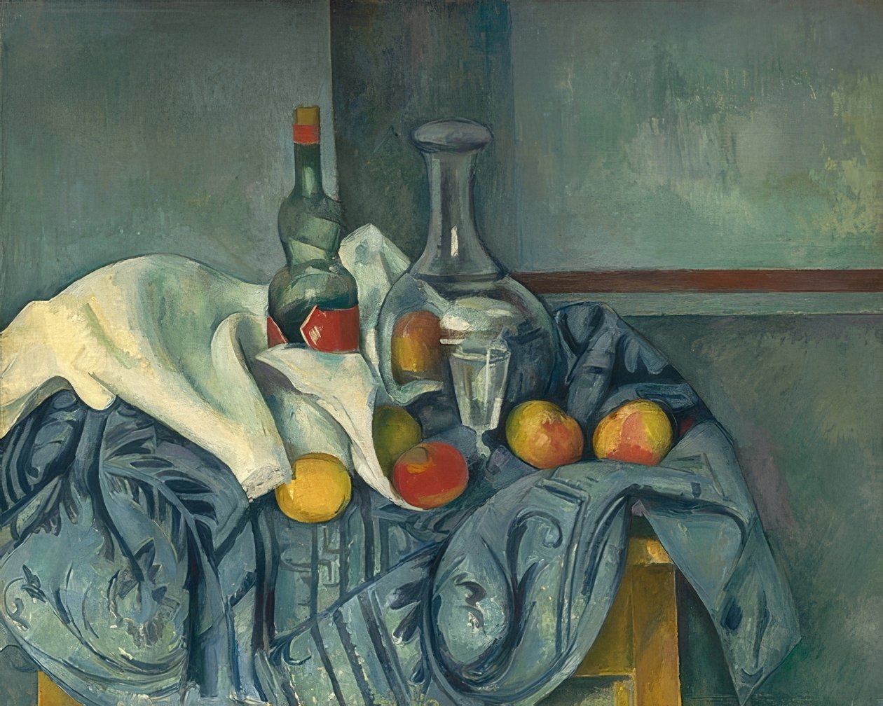 Butelka miętowa. 1893/95 autorstwa Paul Cézanne