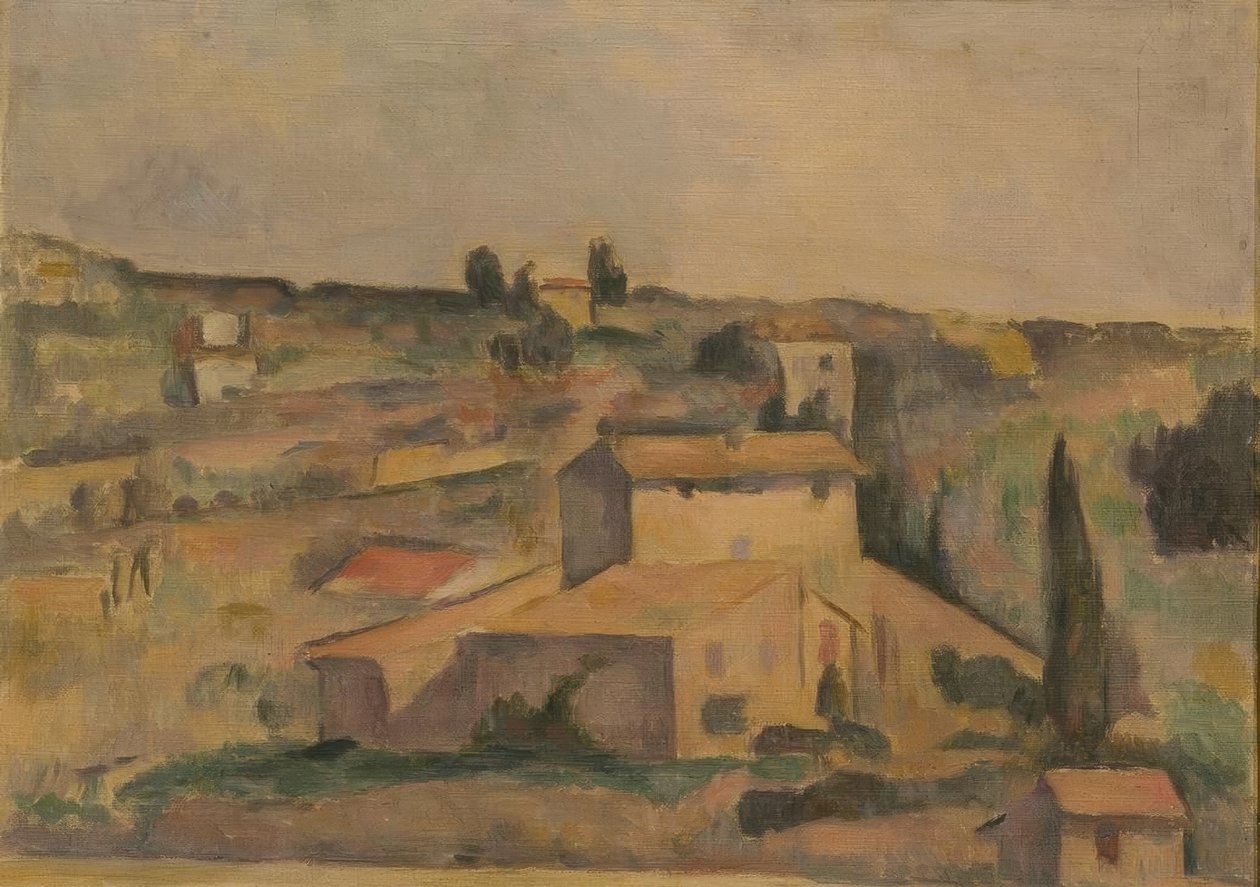 E.Fabbri (za Cézanne), krajobraz w Bellevue autorstwa Paul Cézanne