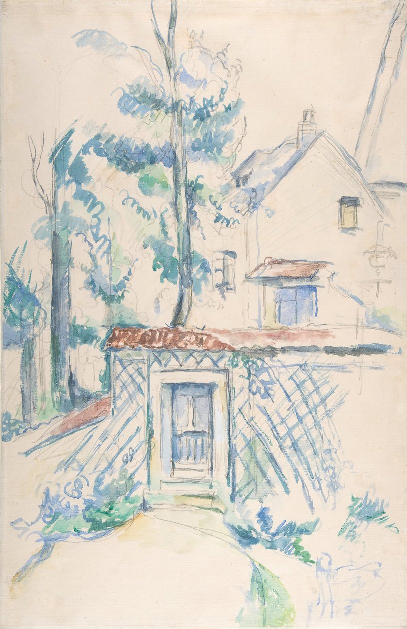 Wejście do ogrodu, 1878-1880. autorstwa Paul Cézanne