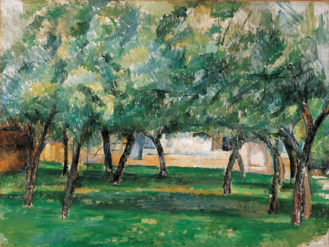 Farma w Normandii, 1885-1886 autorstwa Paul Cézanne