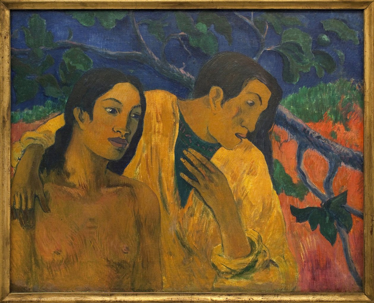 Lot (tahitańska sielanka). Obraz Paula Gauguina (1848-1903), olej na płótnie autorstwa Paul Cézanne
