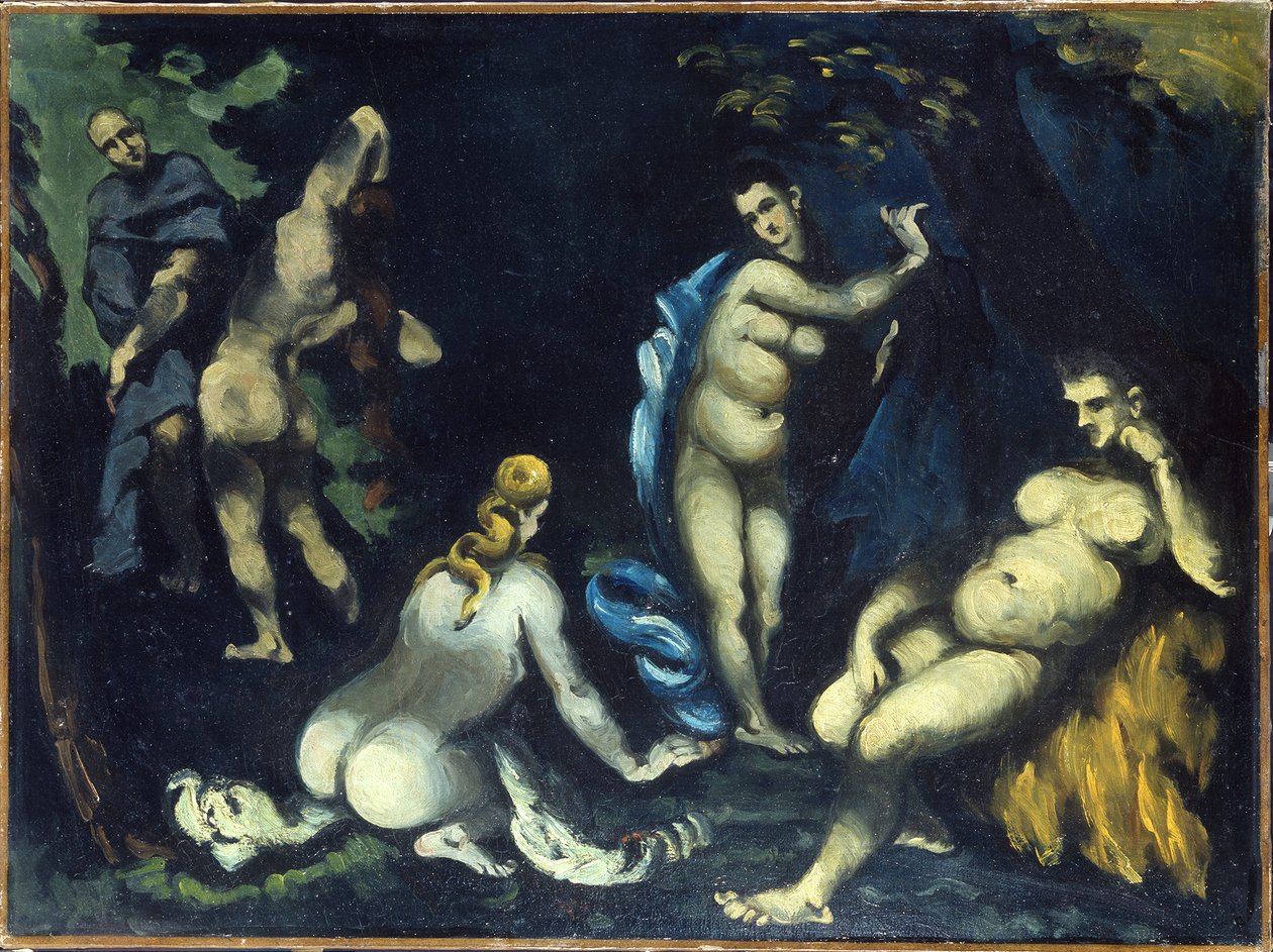 Niemiecki: La Tentation de Saint-Antoine La Tentation de saint Antoine (Kuszenie świętego Antoniego) autorstwa Paul Cézanne