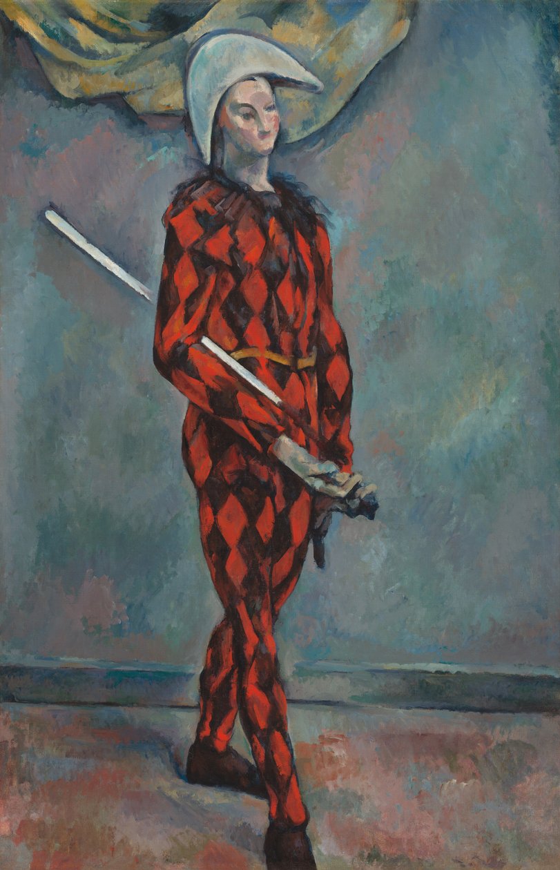 Arlekin, 1888-1890. autorstwa Paul Cézanne