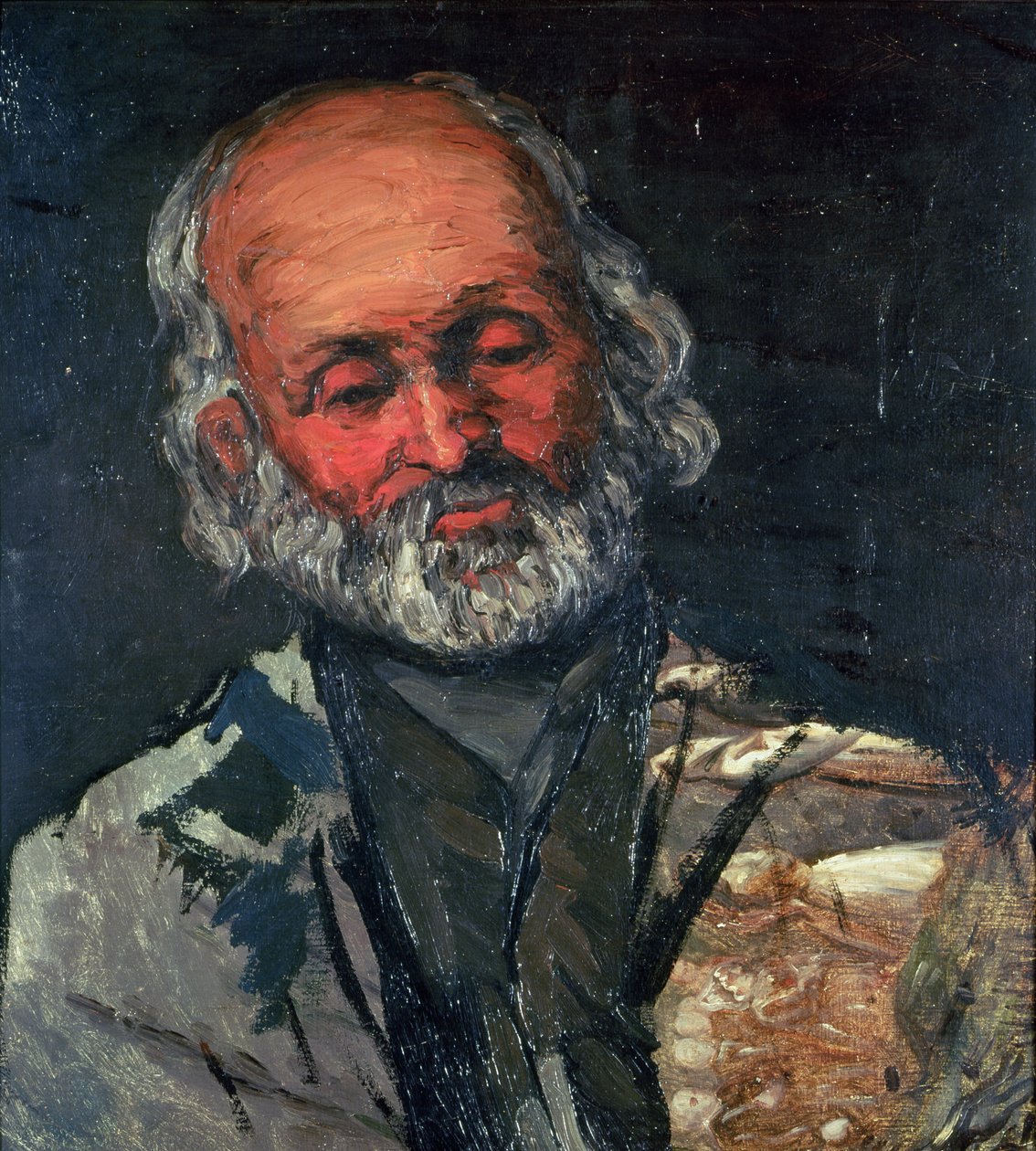Głowa starego człowieka, c.1866 autorstwa Paul Cézanne