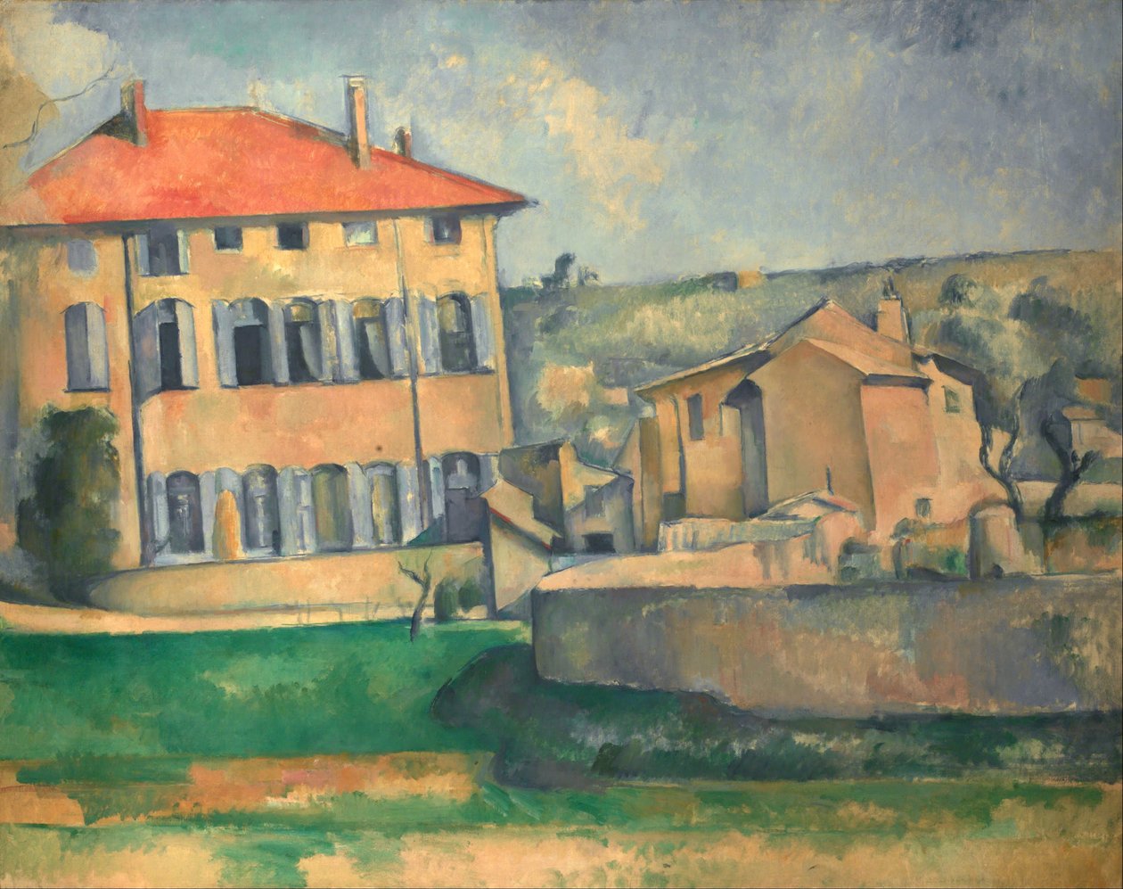 Dom w Aix autorstwa Paul Cézanne