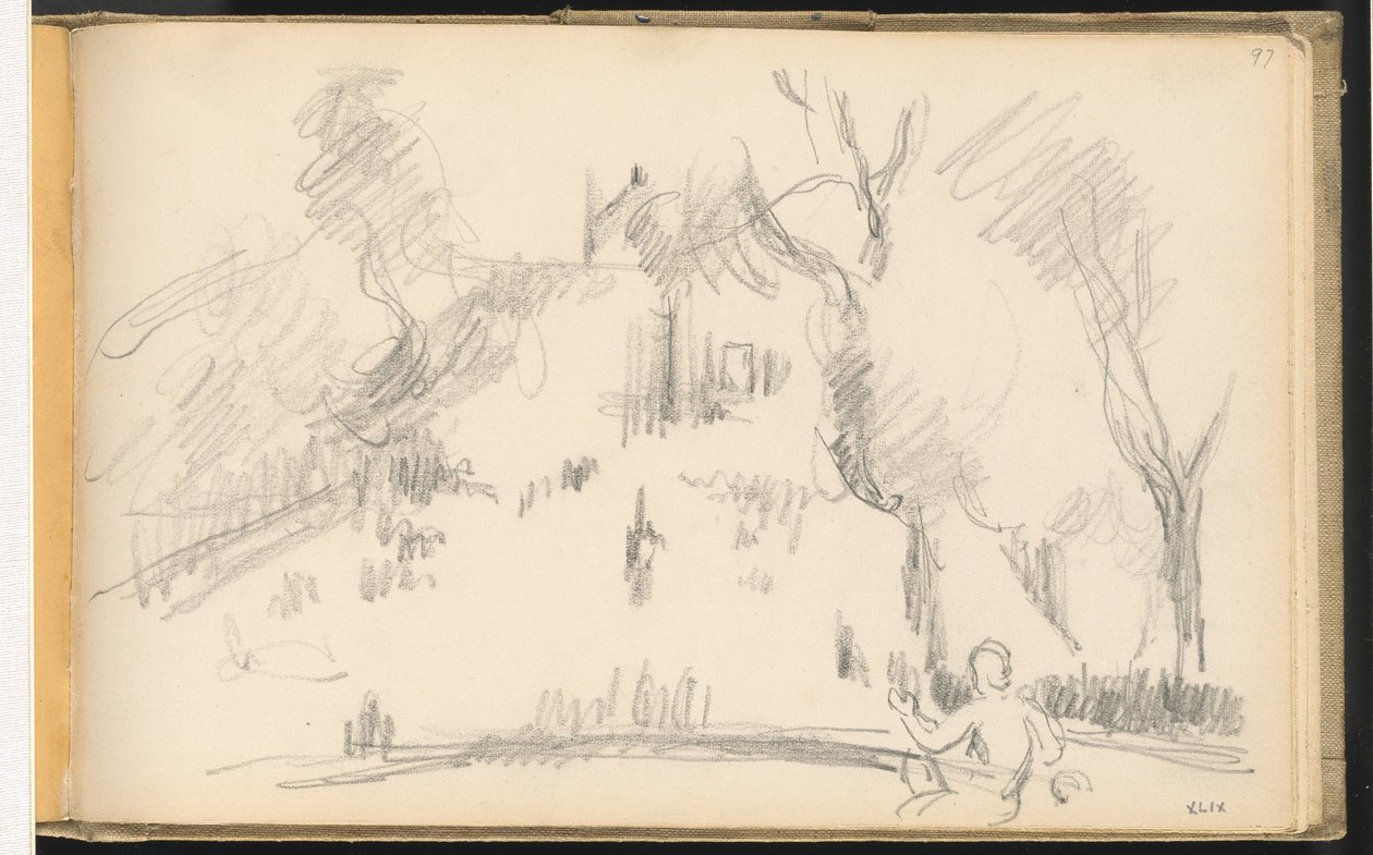 Dom w parku autorstwa Paul Cézanne