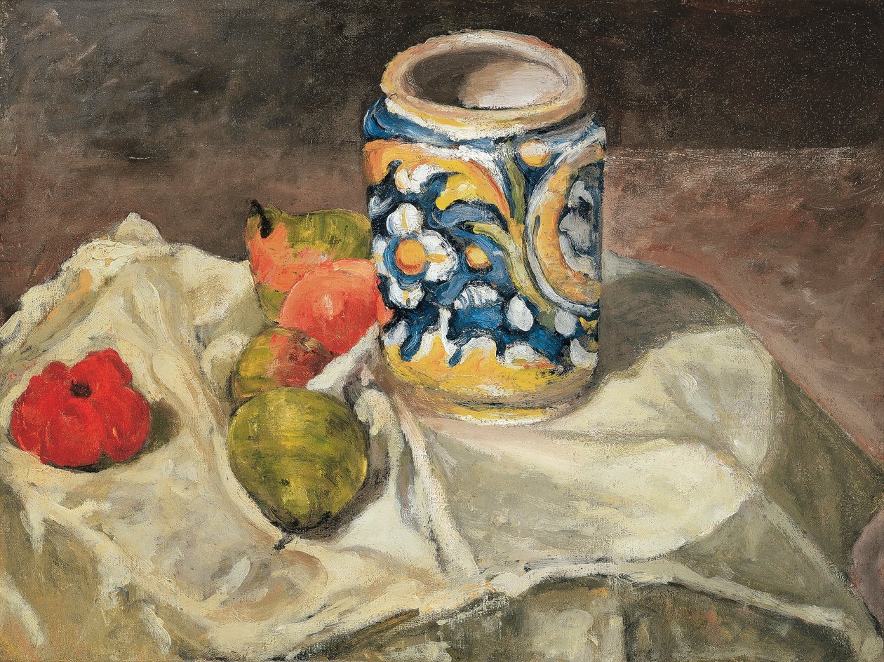 Fajans włoski, 1872-73 autorstwa Paul Cézanne