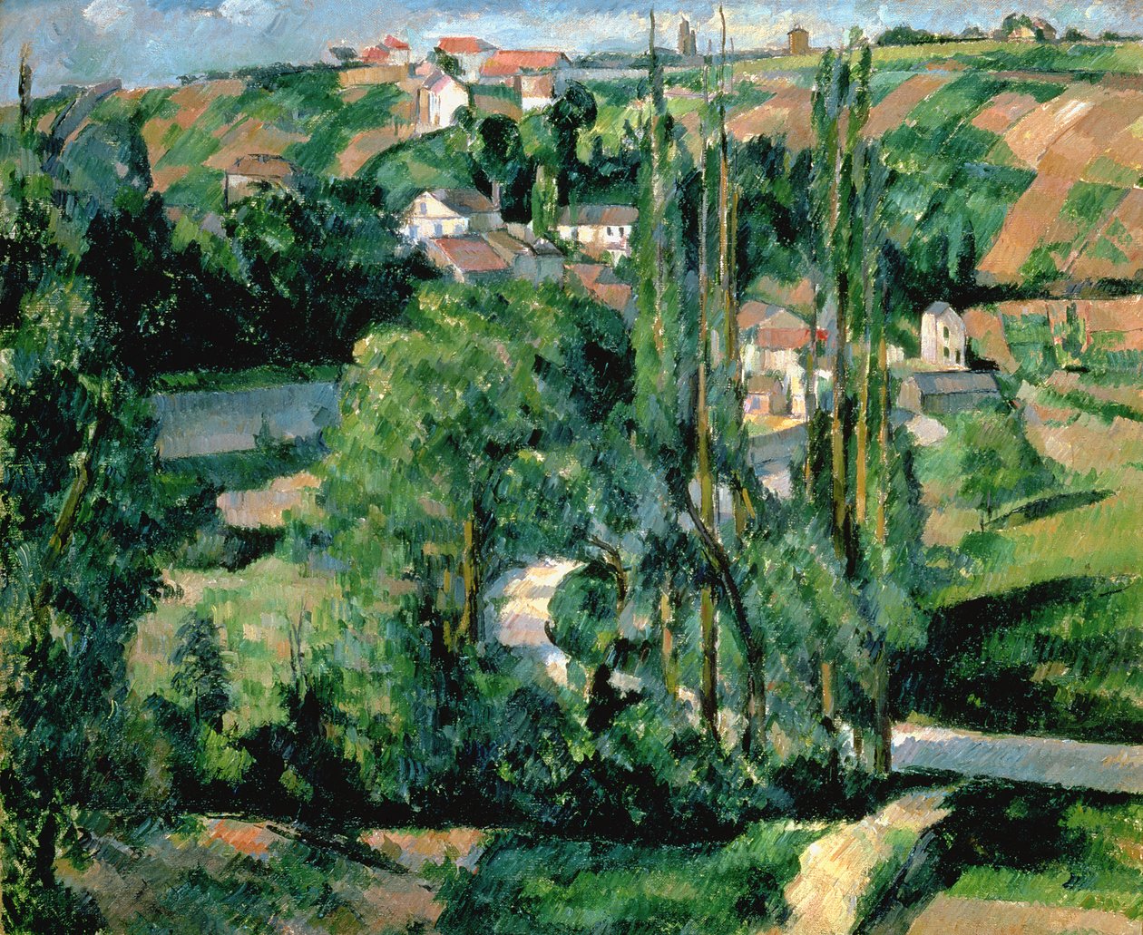 Wzgórze Jalais, Pontoise, 1879-81 autorstwa Paul Cézanne