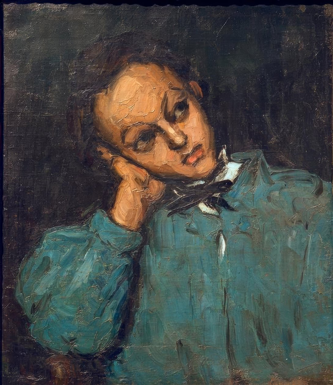Chłopiec z podpartym ramieniem autorstwa Paul Cézanne