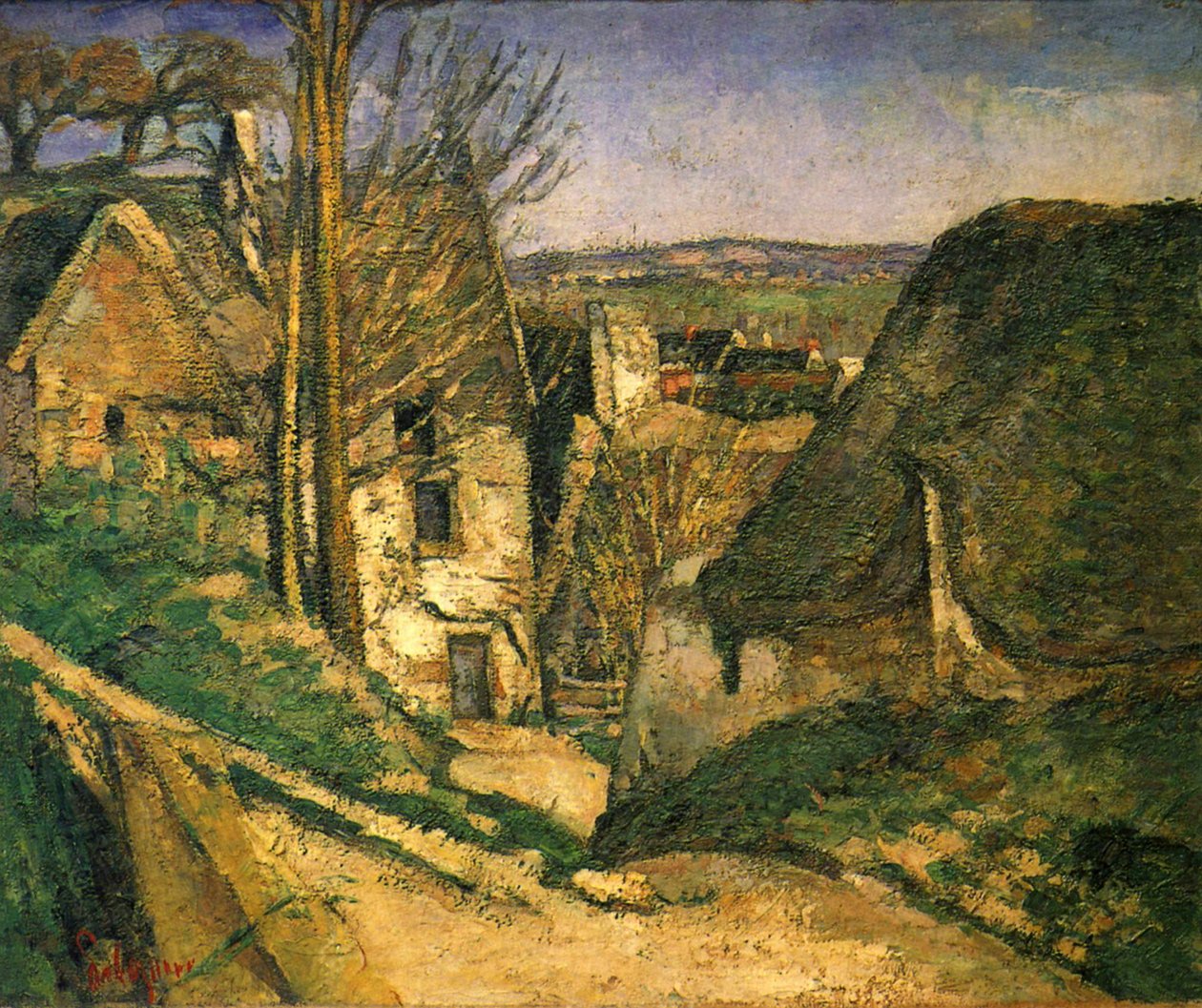Dom wisielca, Auvers-sur-Oise autorstwa Paul Cézanne