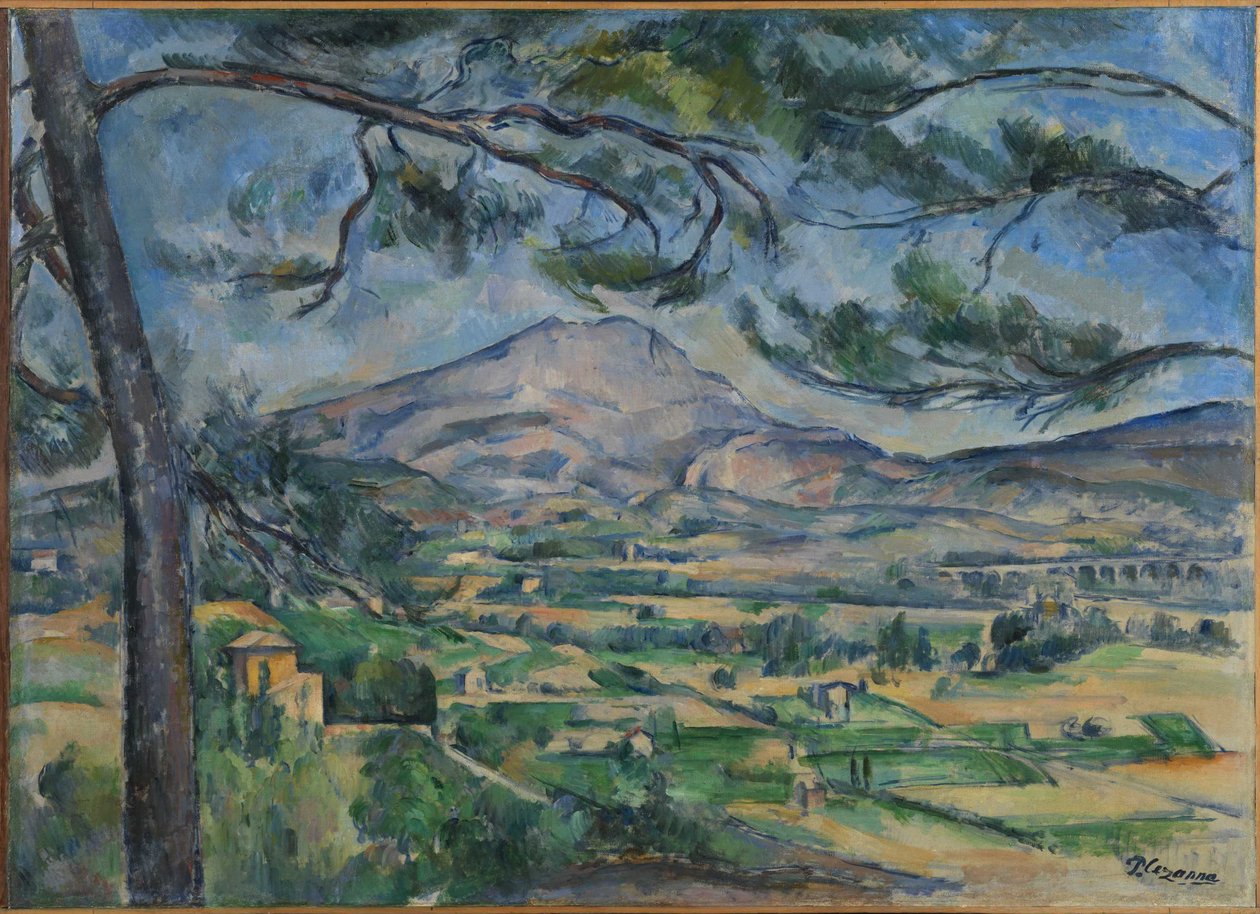 Góra Sainte-Victoire z dużą sosną, ok. 1887 r. autorstwa Paul Cézanne