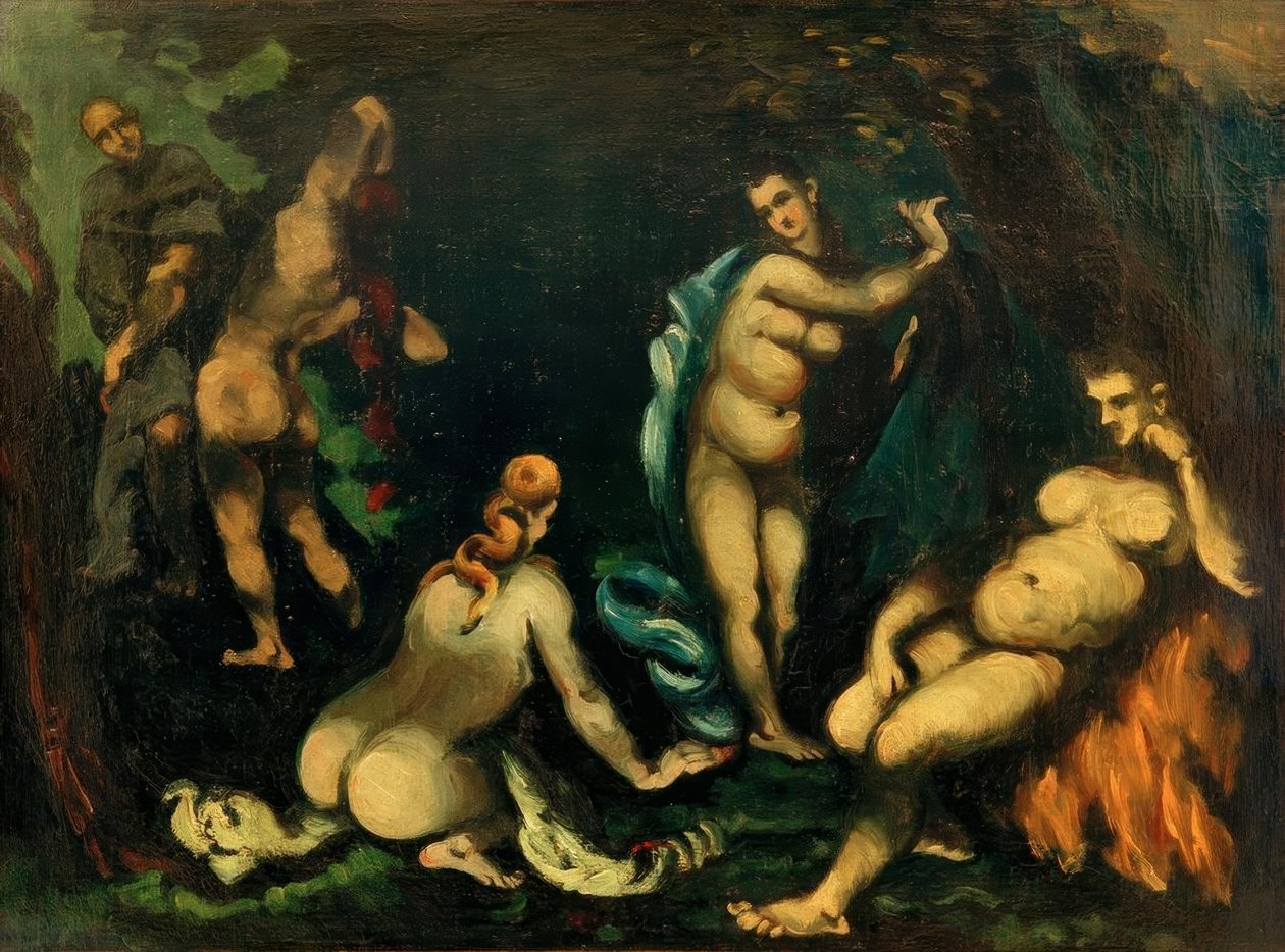 Kuszenie świętego Antoniego autorstwa Paul Cézanne