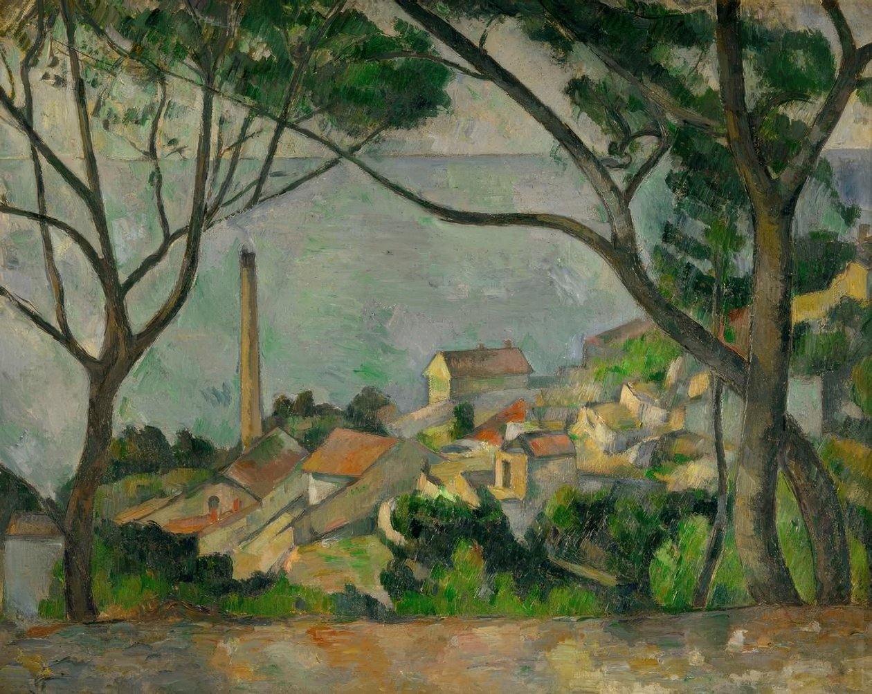 Morze w Estaque autorstwa Paul Cézanne