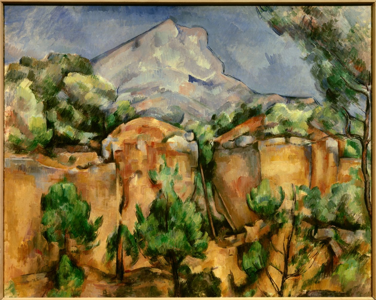 La montagne Sainte Victoire Obraz Paula Cezanne