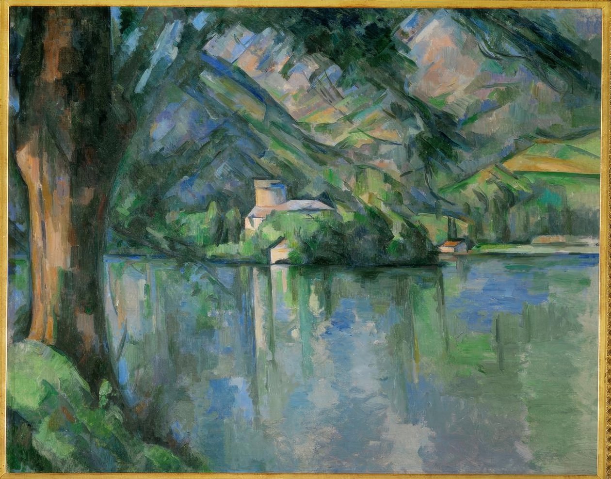 Jezioro Annecy autorstwa Paul Cézanne
