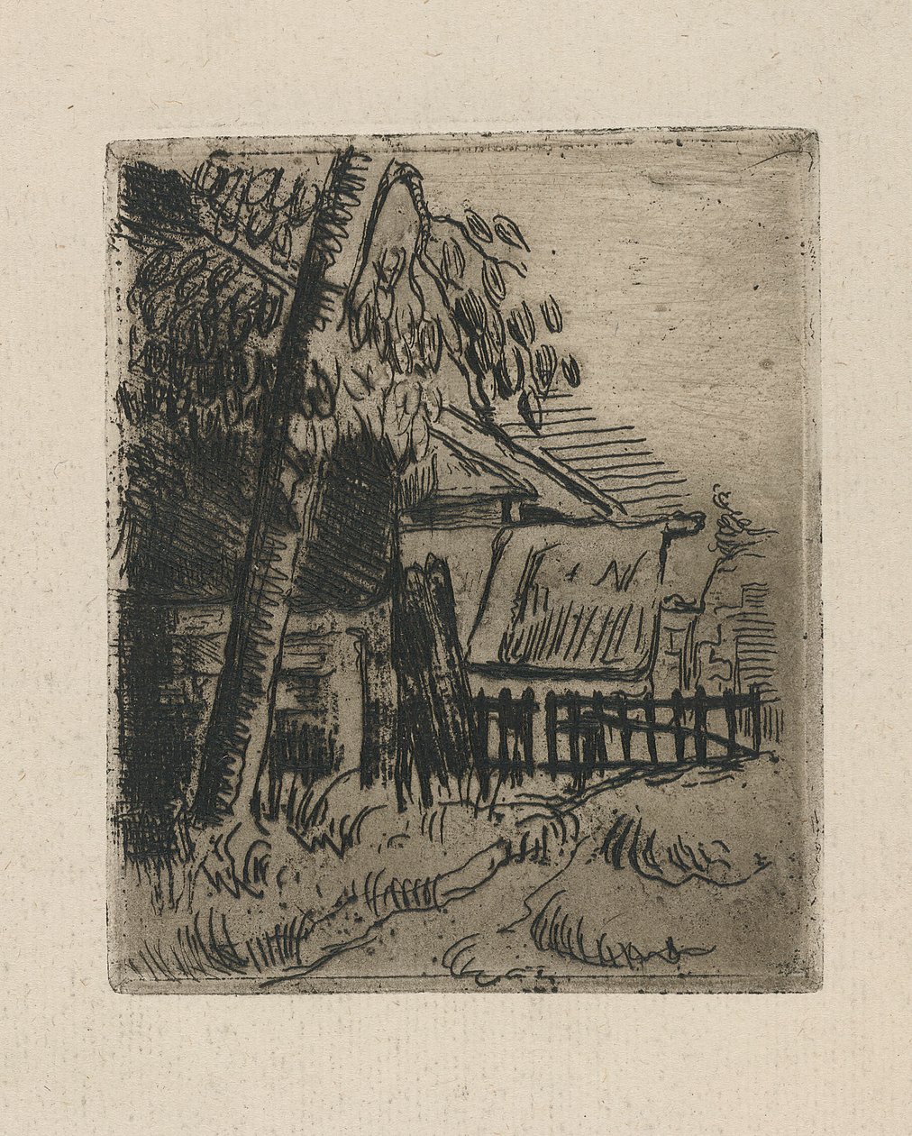Krajobraz w Auvers autorstwa Paul Cézanne