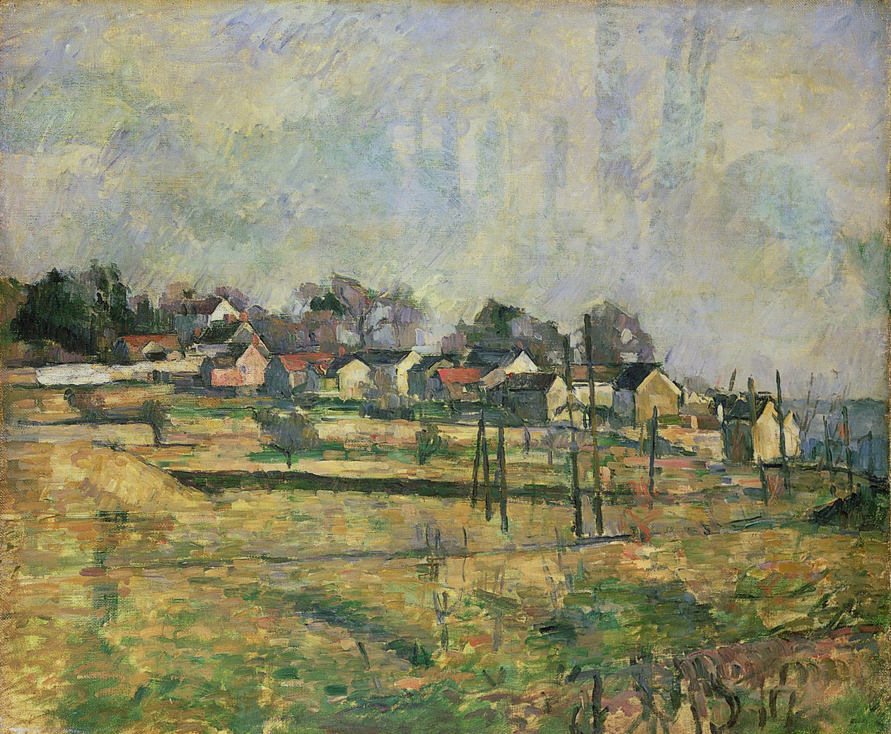 Krajobraz, c.1873-77 autorstwa Paul Cézanne