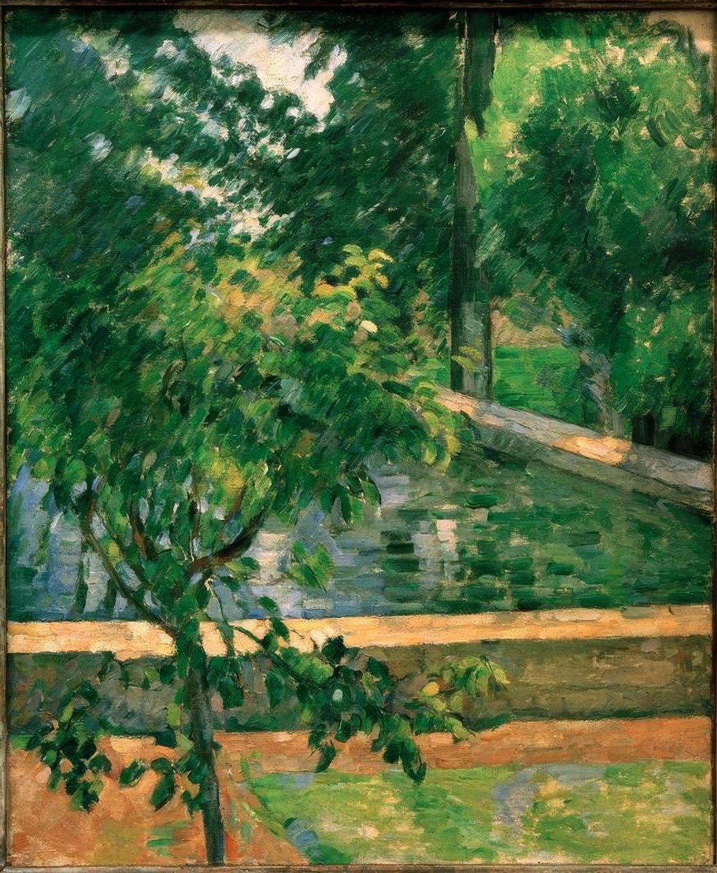 Basen Jas de Bouffan autorstwa Paul Cézanne
