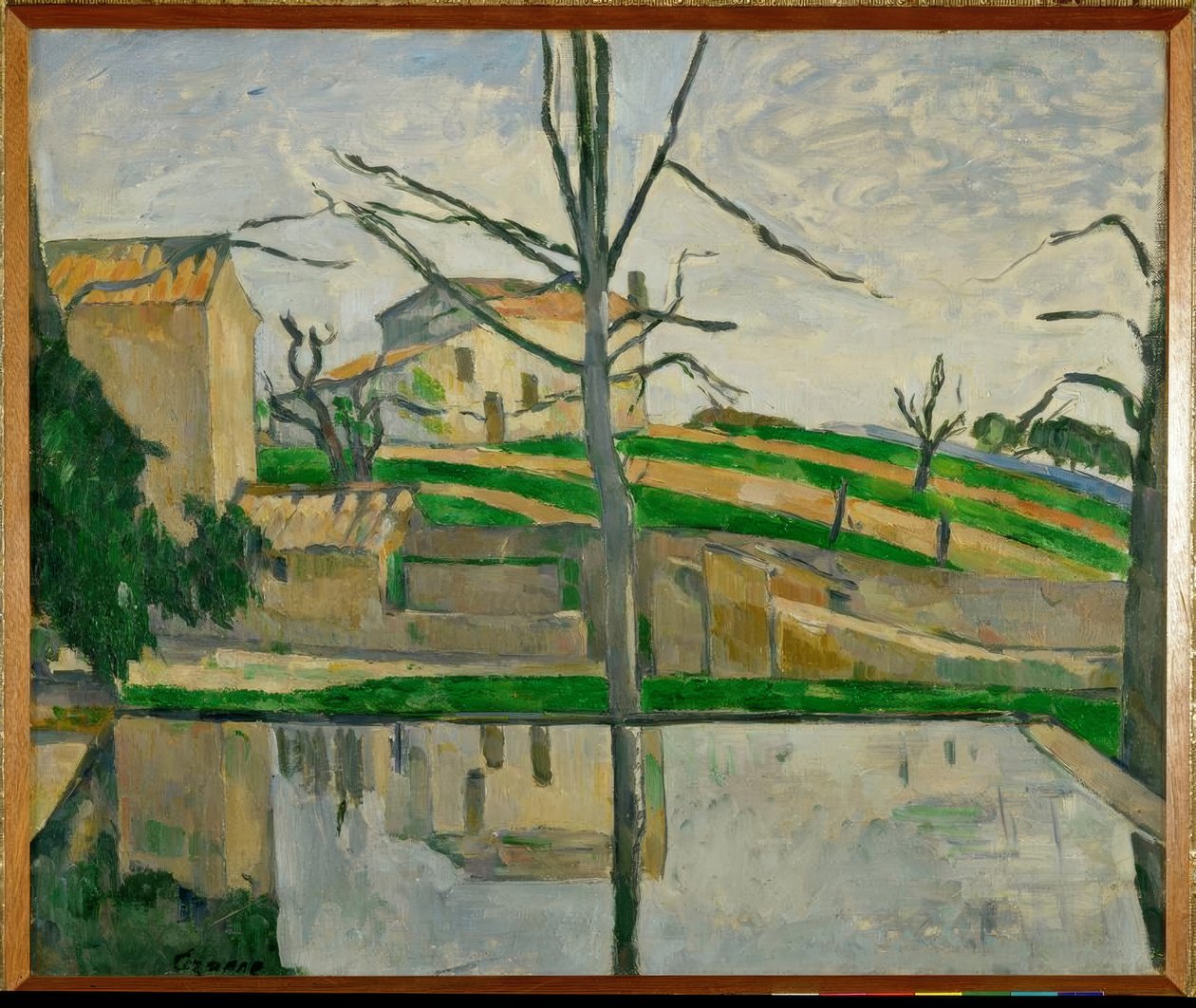 Basen Jas de Bouffan autorstwa Paul Cézanne