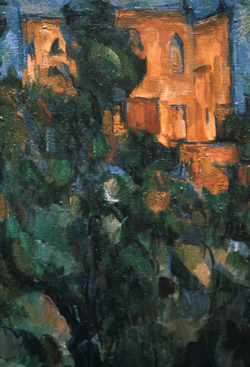 Zamek Noir, detal, 1904-1906 autorstwa Paul Cézanne