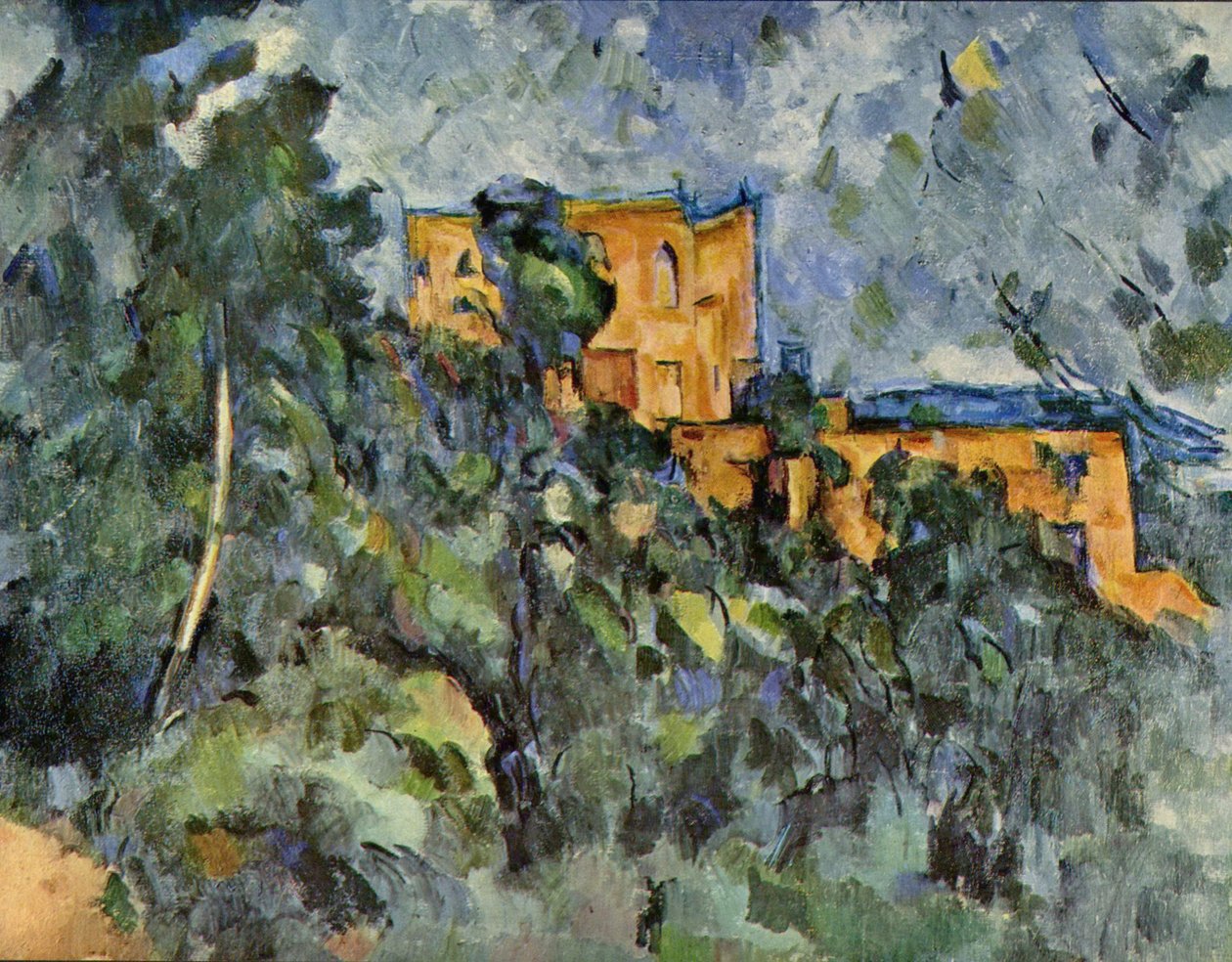 Le Château Noir autorstwa Paul Cézanne