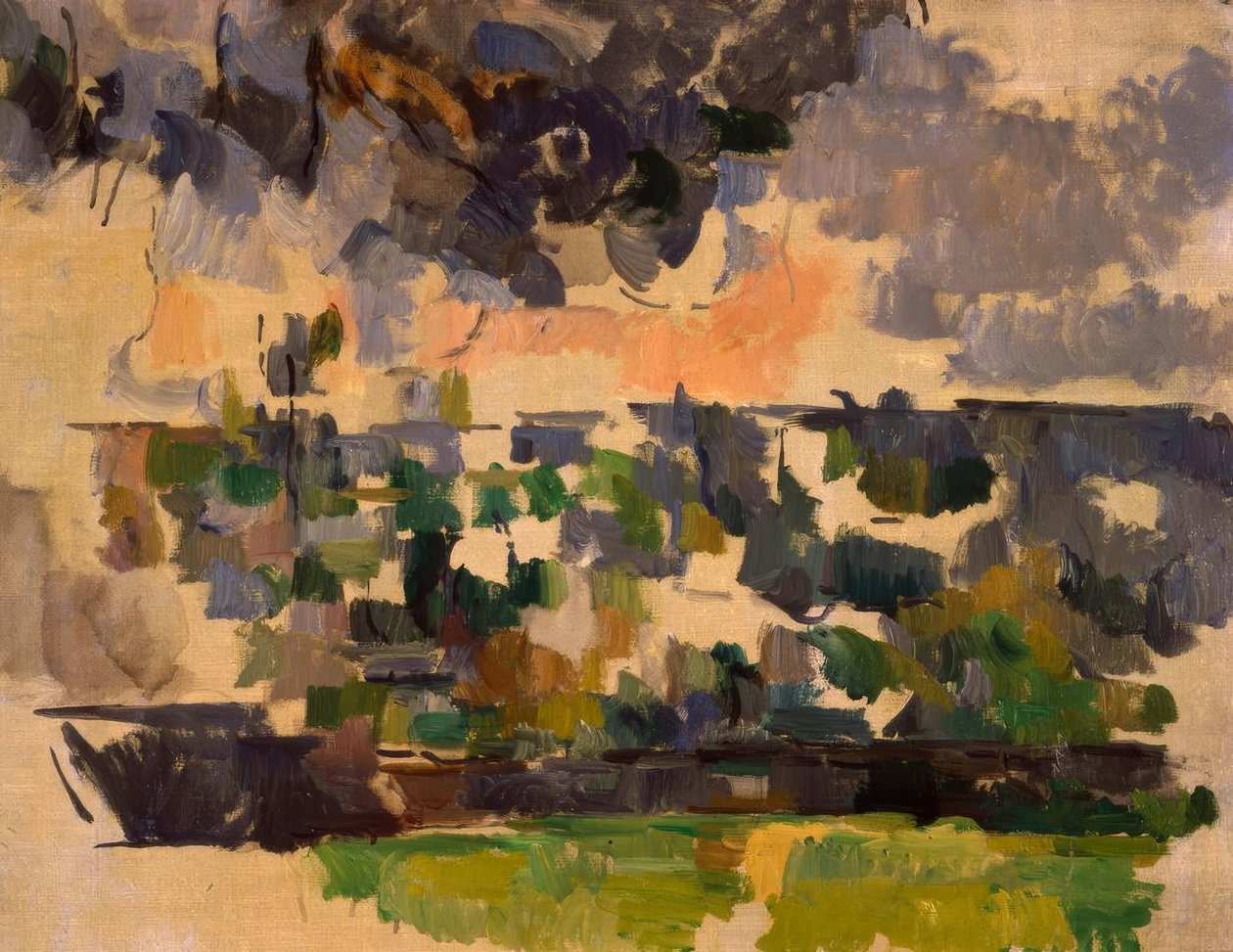 Jardin de Lauves autorstwa Paul Cézanne