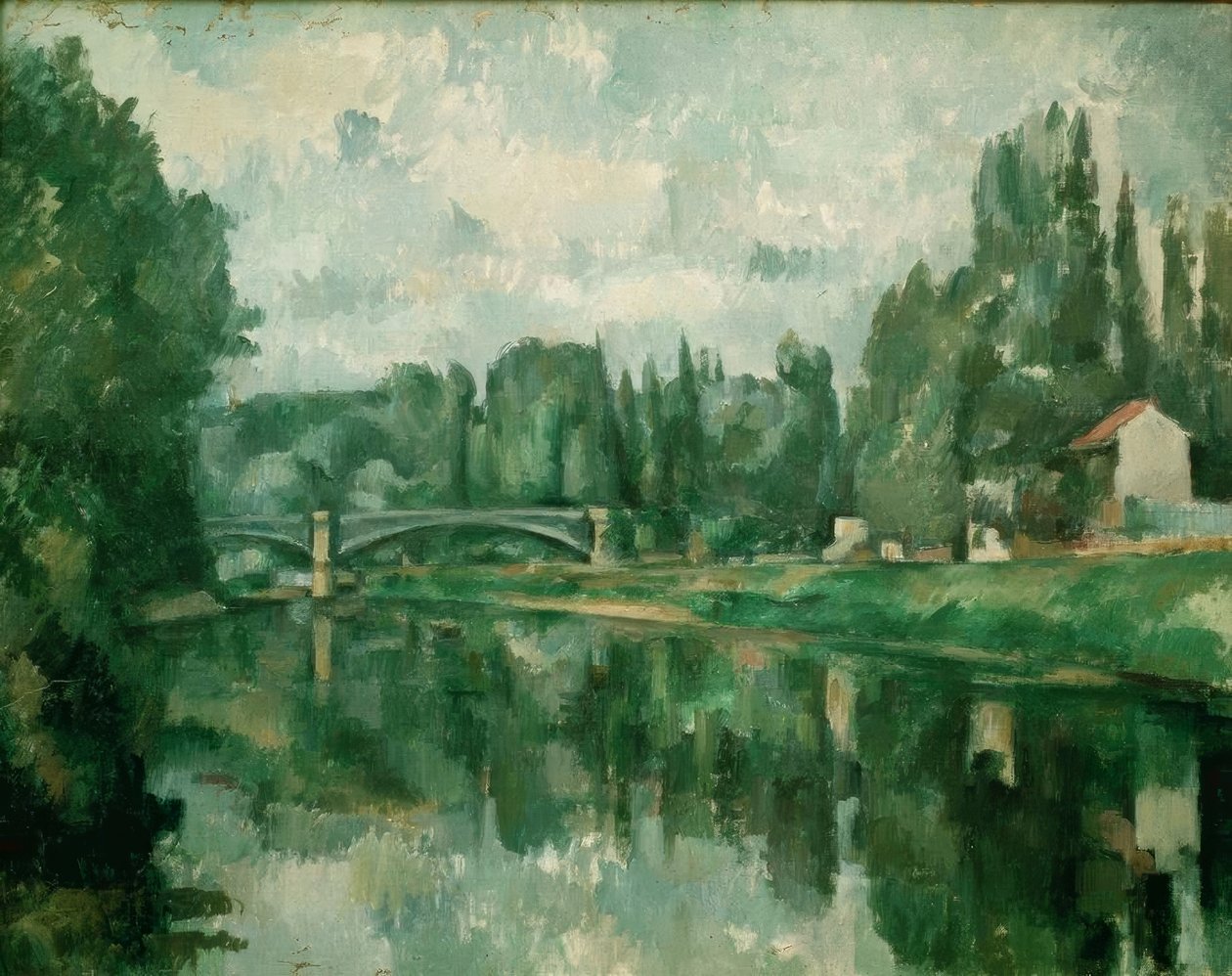 Le Pont de Creteil (Most nad Marną, w Creteil autorstwa Paul Cézanne