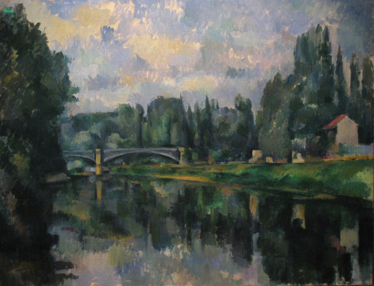 Most nad Marną w Créteil autorstwa Paul Cézanne