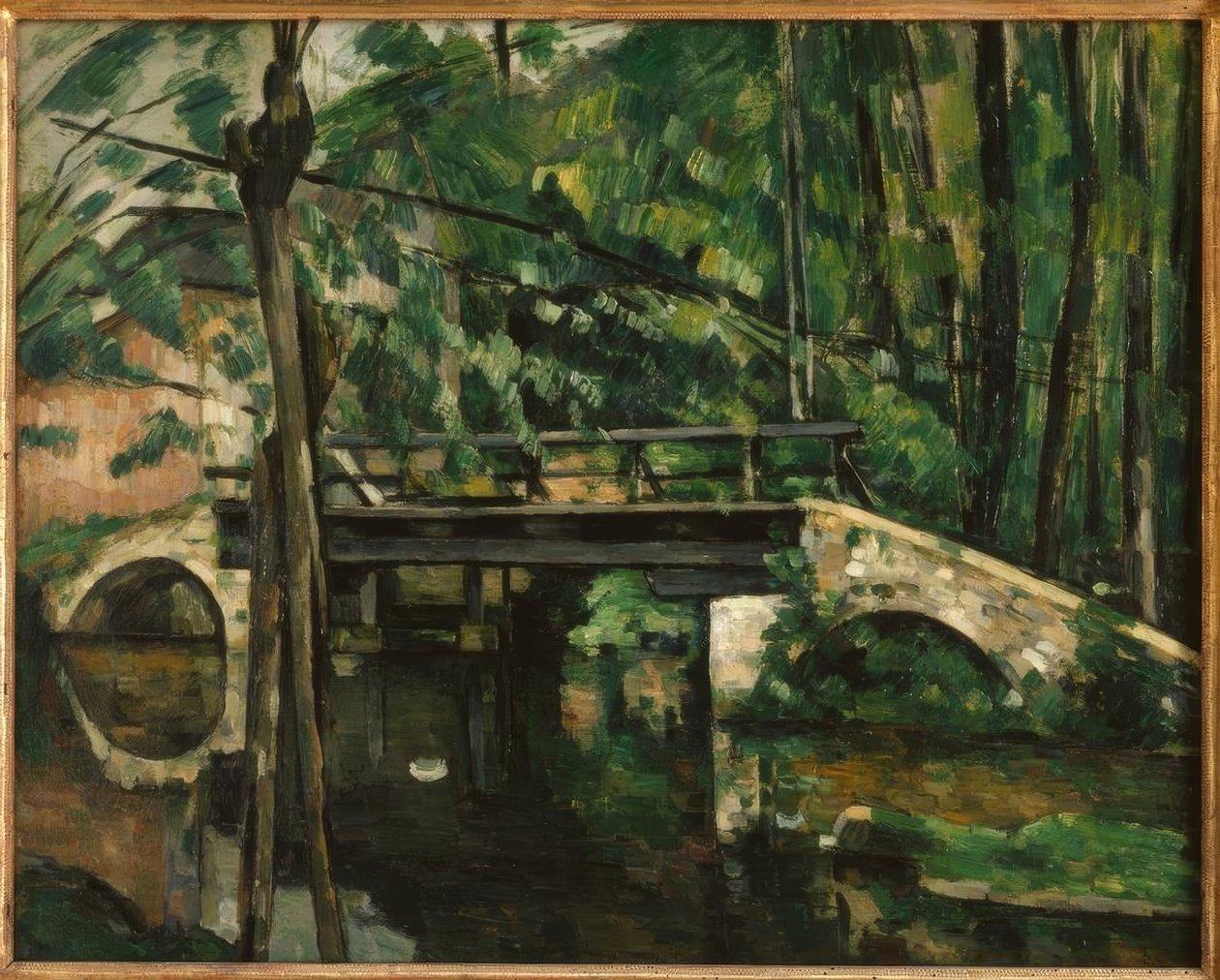Most Maincy, niedaleko Melun autorstwa Paul Cézanne
