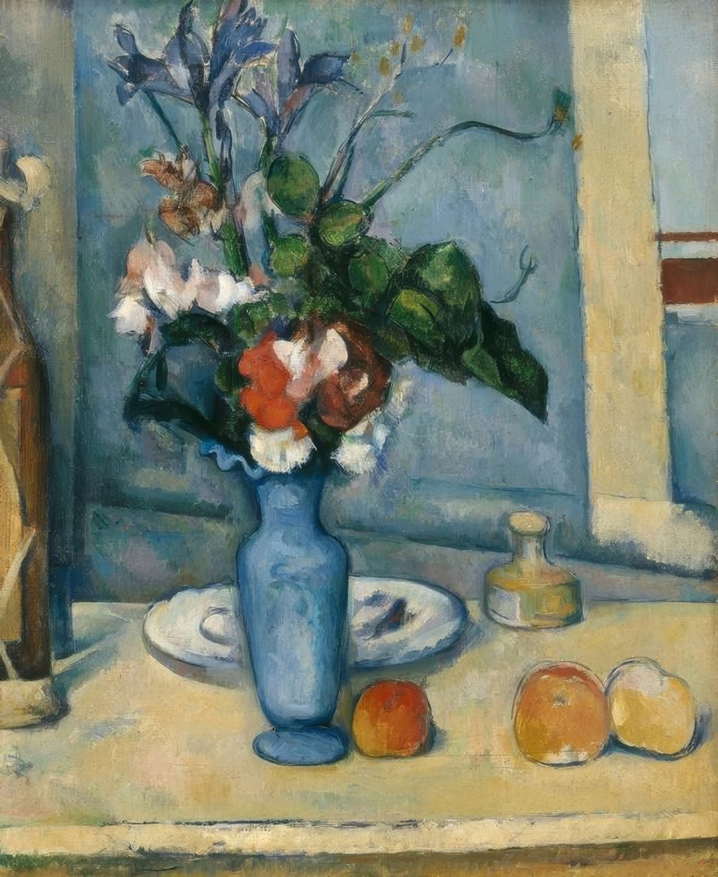 Niebieski wazon autorstwa Paul Cézanne