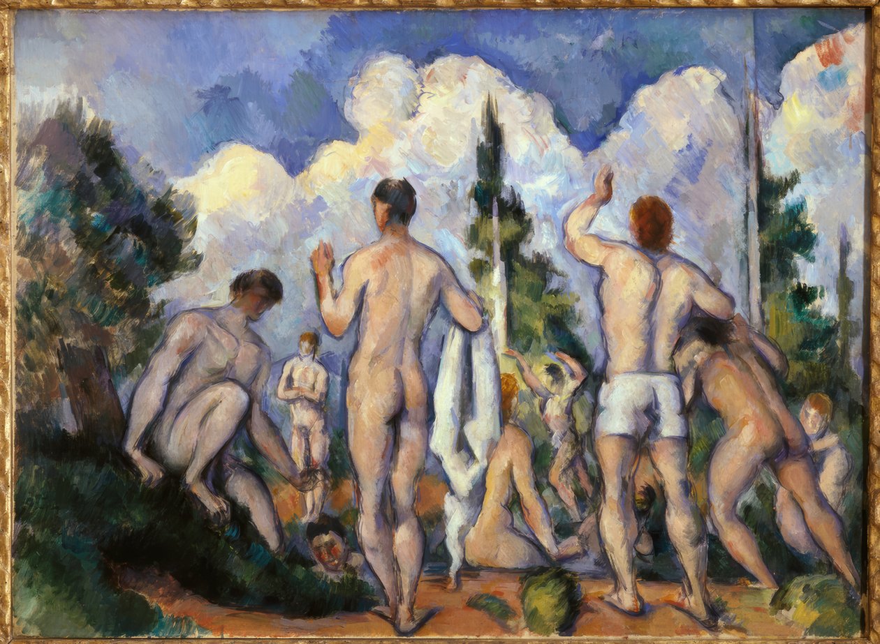 Kąpiący się autorstwa Paul Cézanne